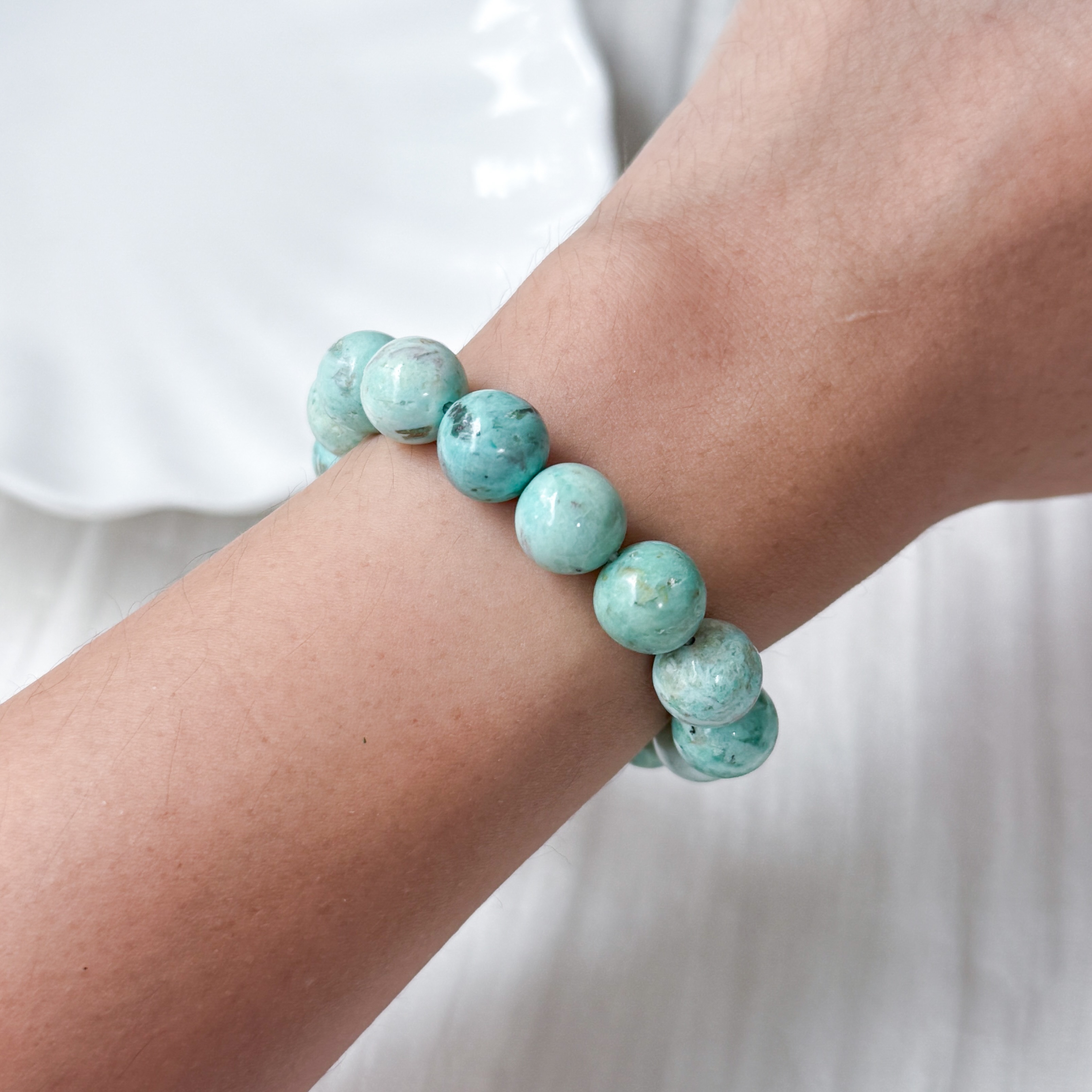 Peruvian Turquoise 10mm Bracelet