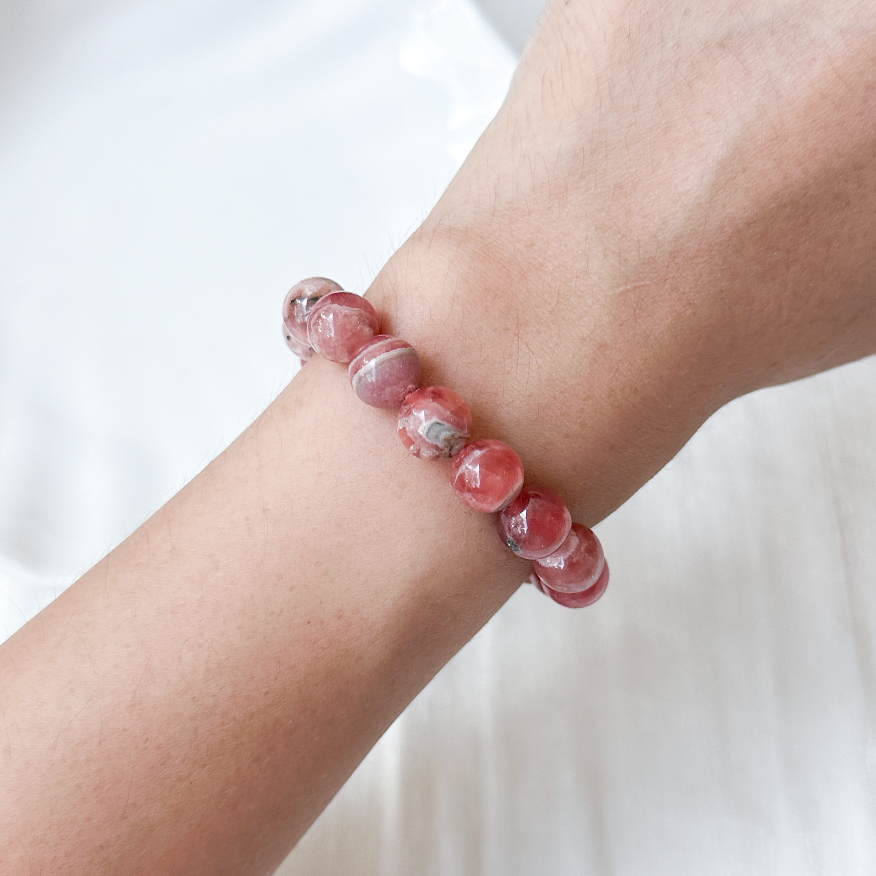 Rhodochrosite 9mm Bracelet