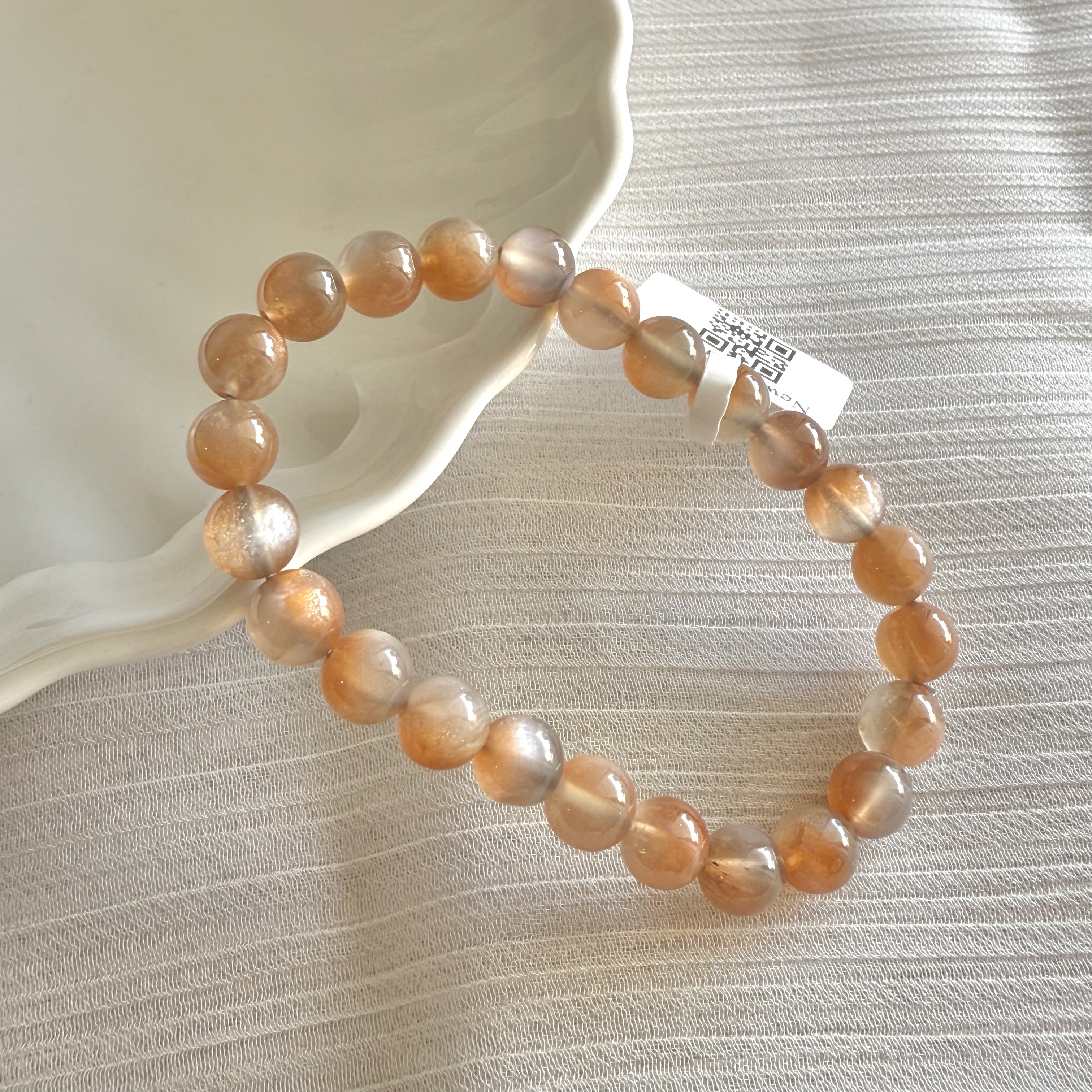 Golden Black Sunstone 8mm AA+ Bracelet