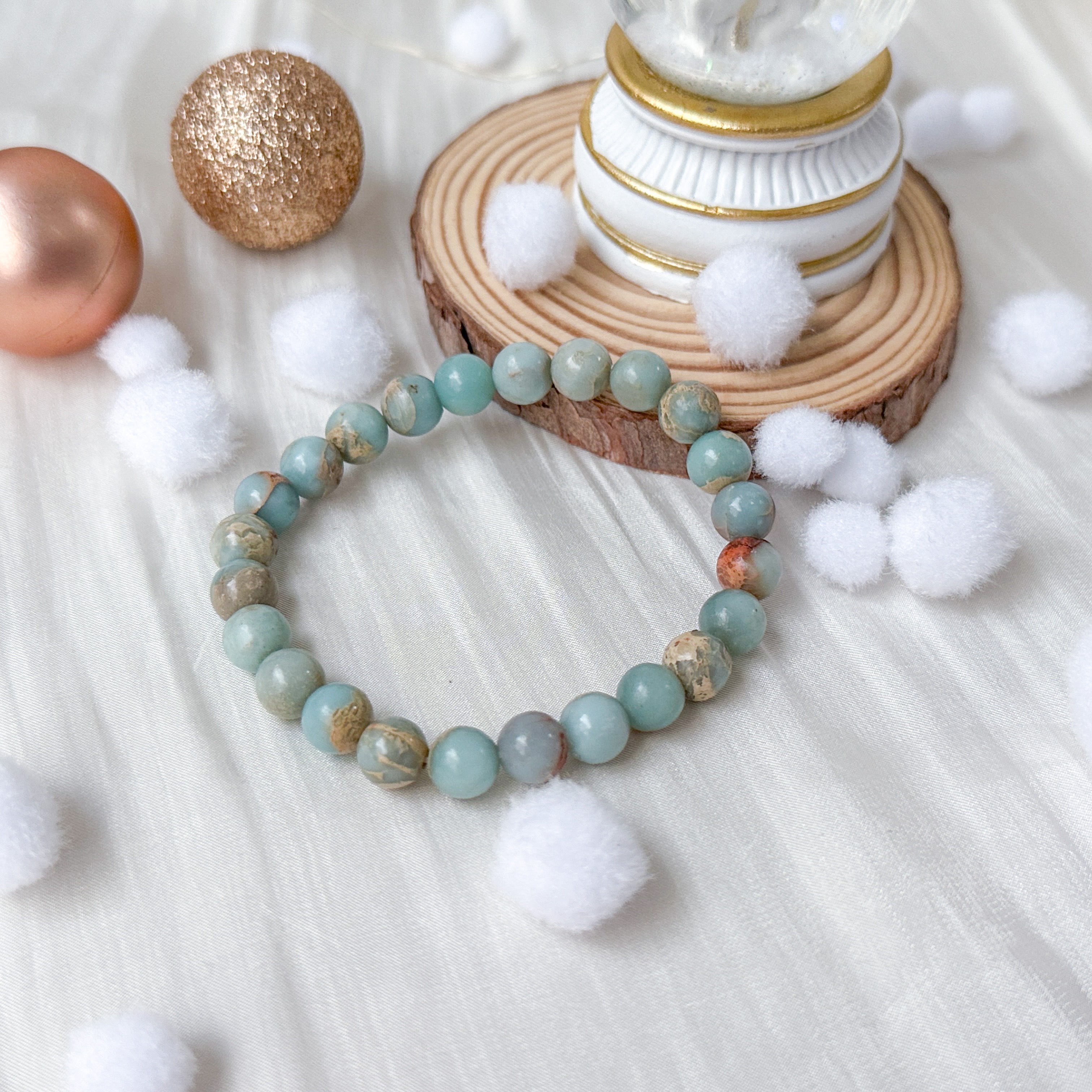 Agalmatolite 8mm Bracelet