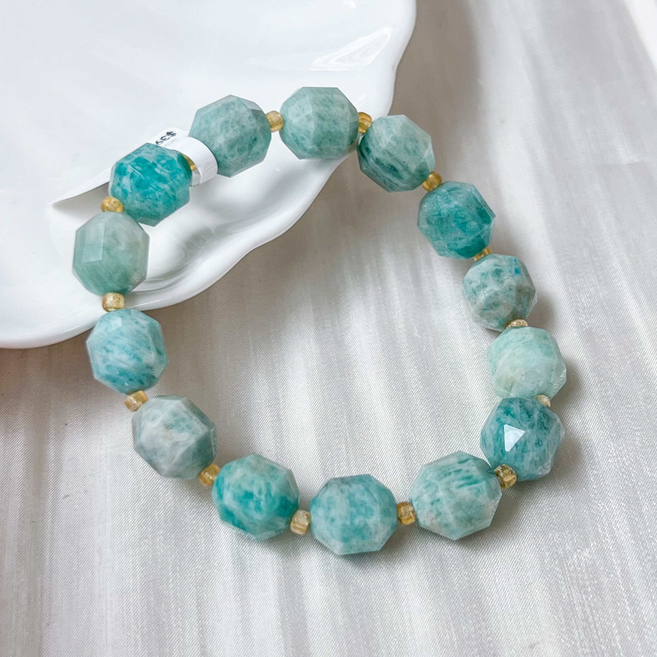 Amazonite Geometric Bracelet