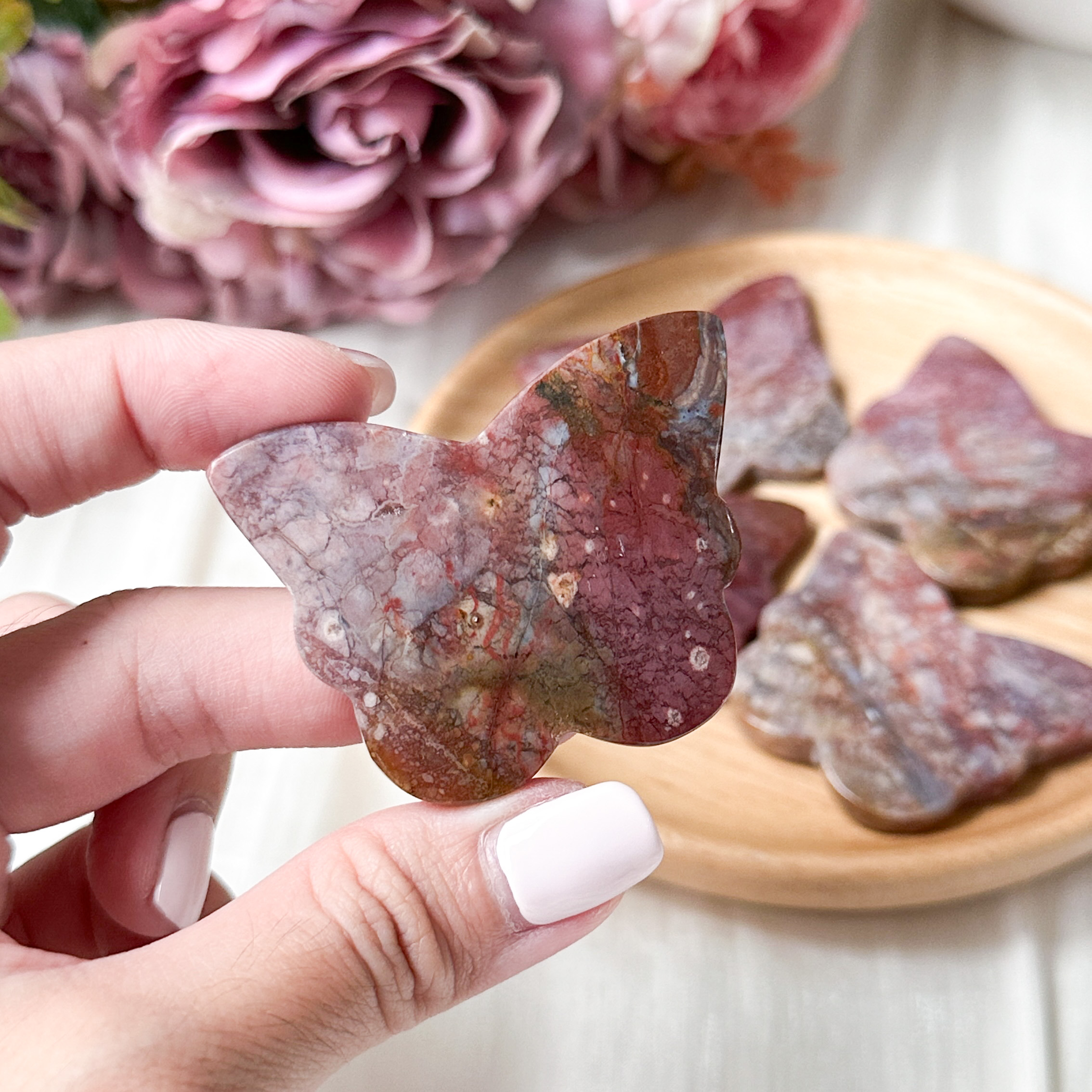 Red Jasper Butterfly