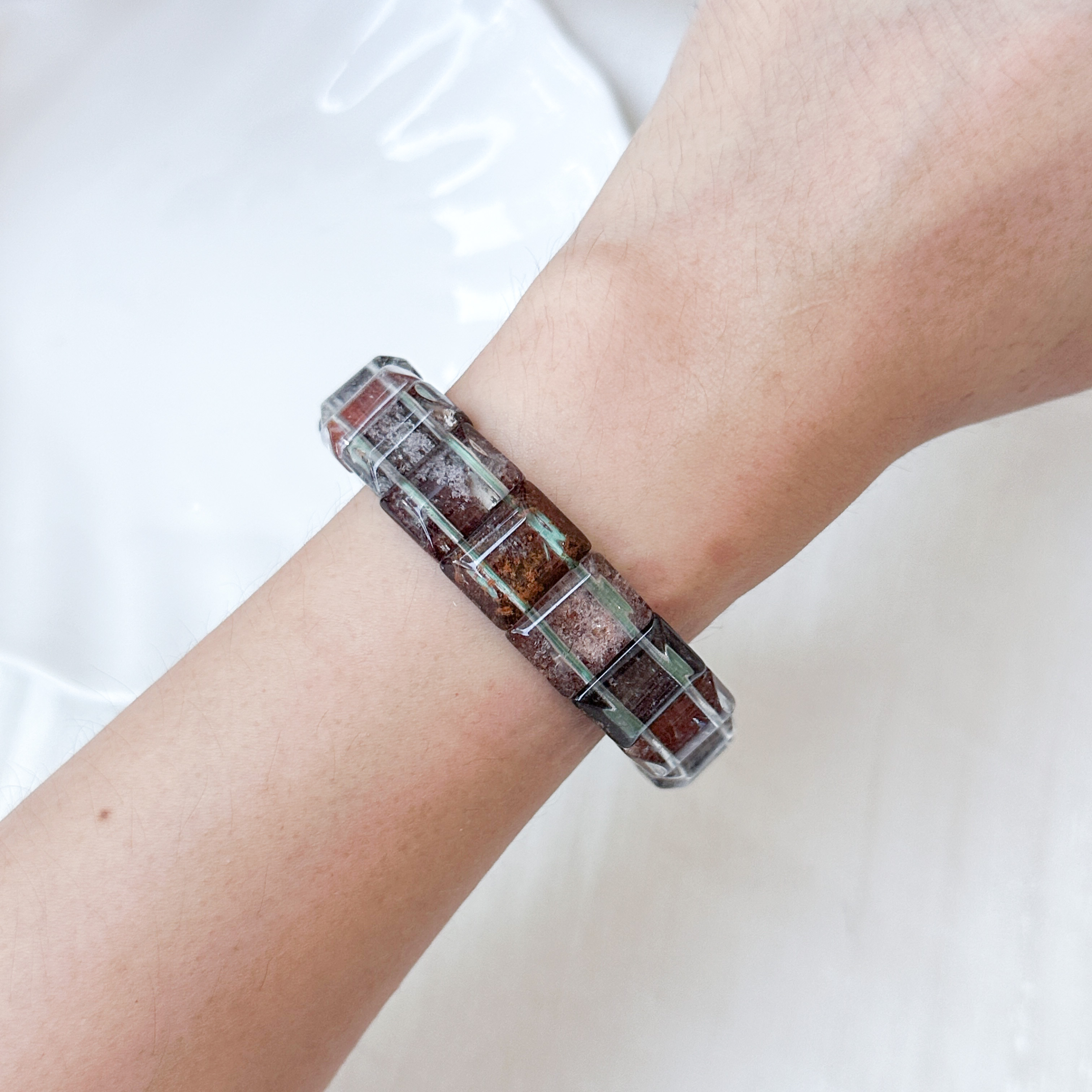 Phantom Quartz Rect AAA Bracelet