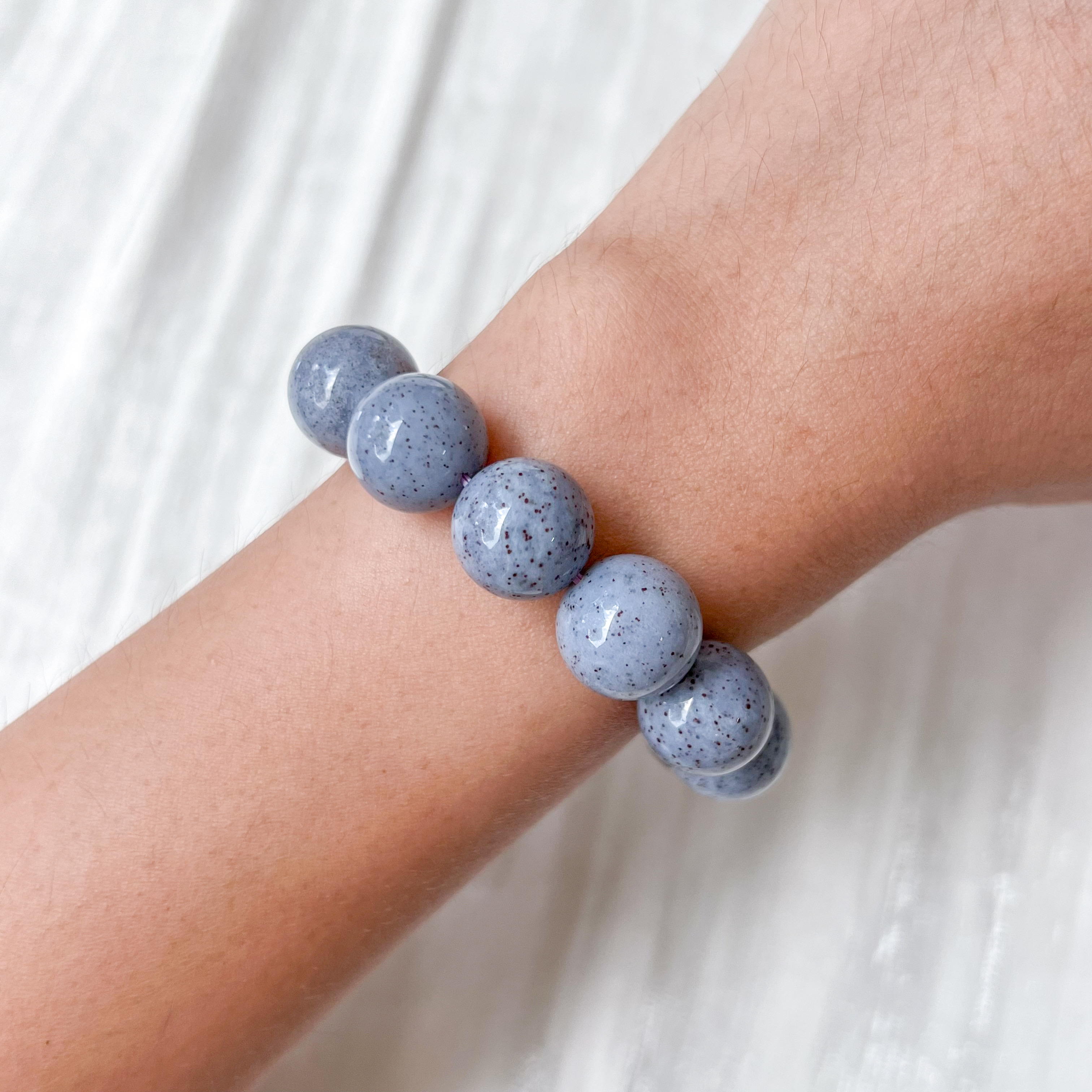 Purple Ocean Jasper 12-13mm Bracelet