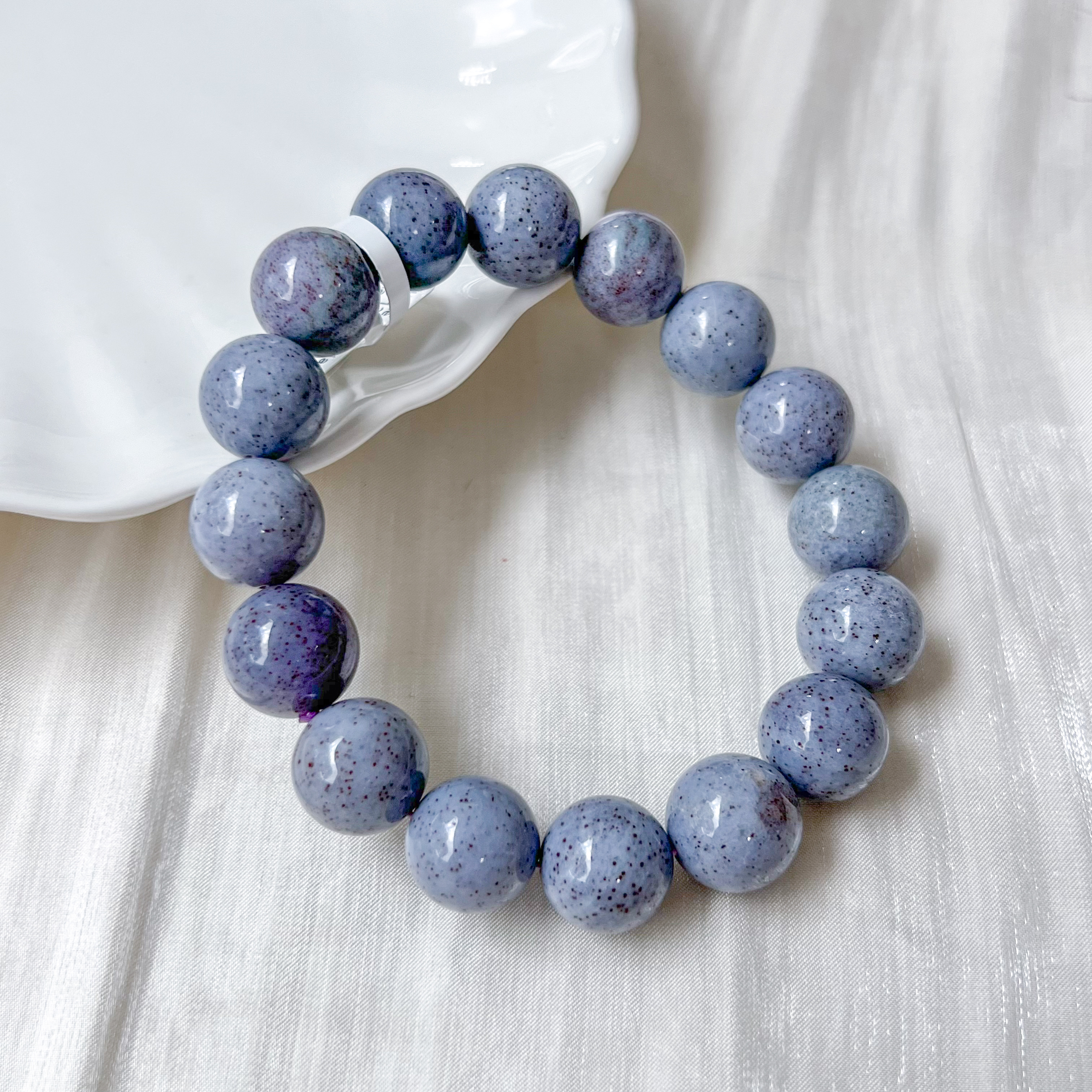 Purple Ocean Jasper 12-13mm Bracelet