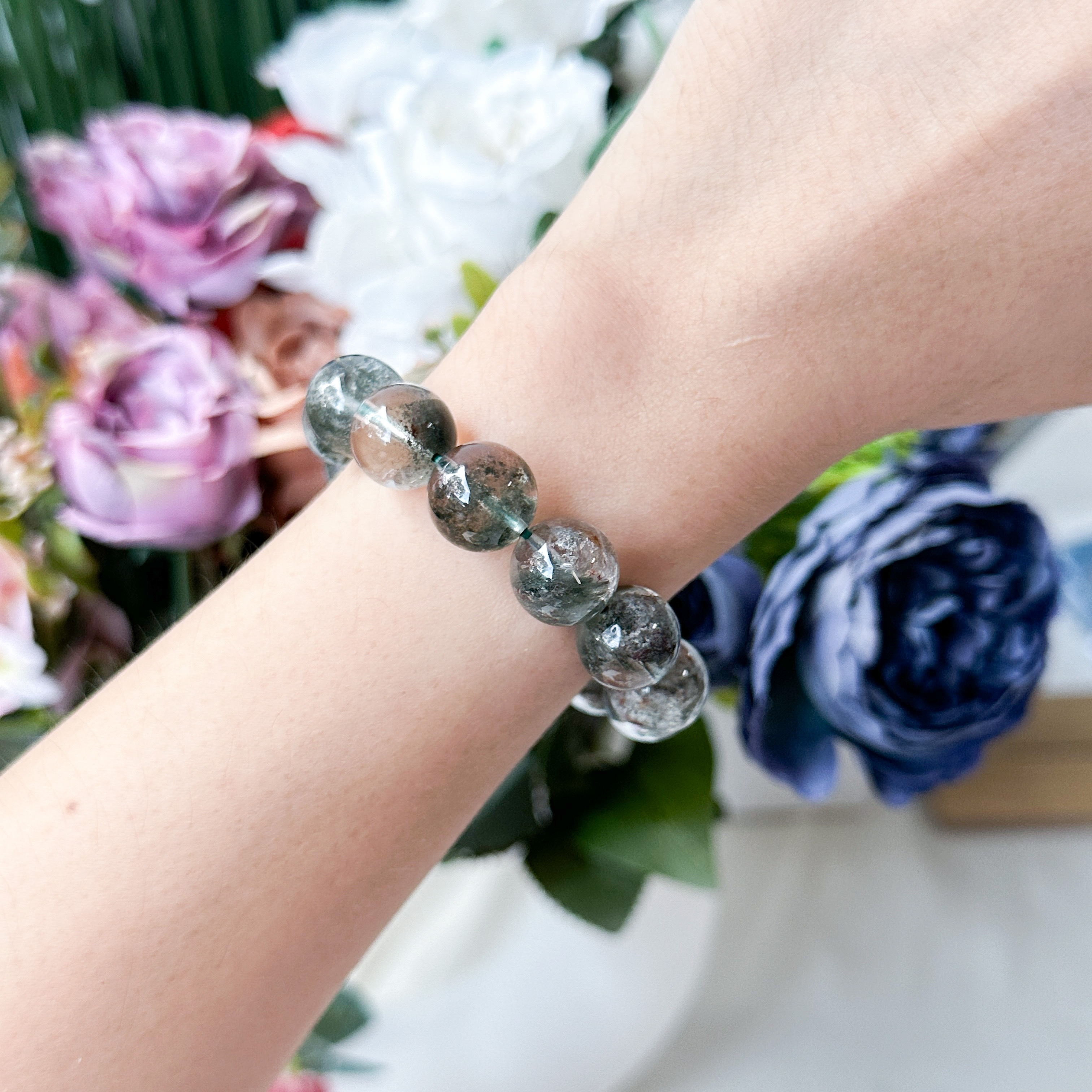 Phantom Quartz 11-12mm AAA Bracelet