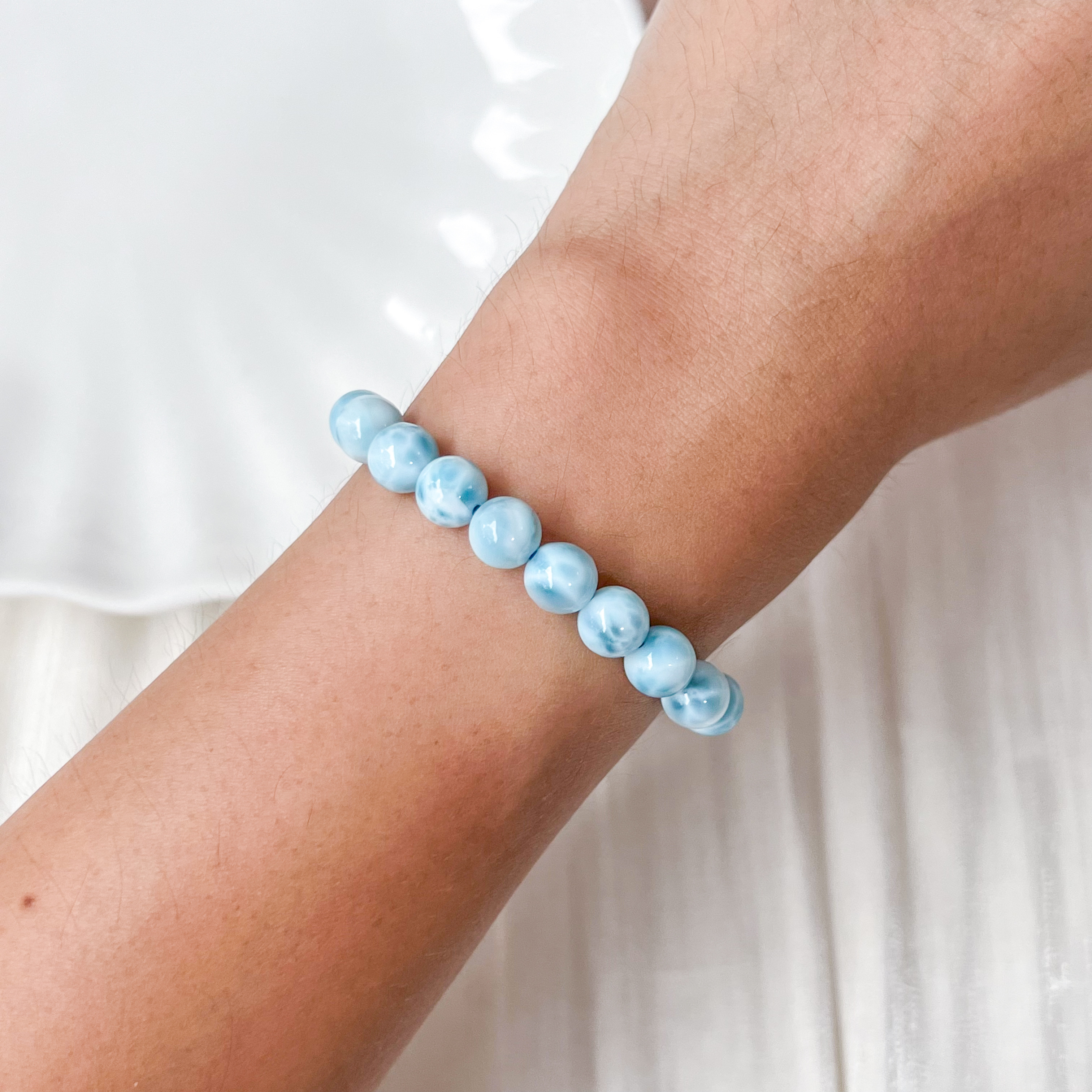 Larimar 7-8mm AAA+ Bracelet