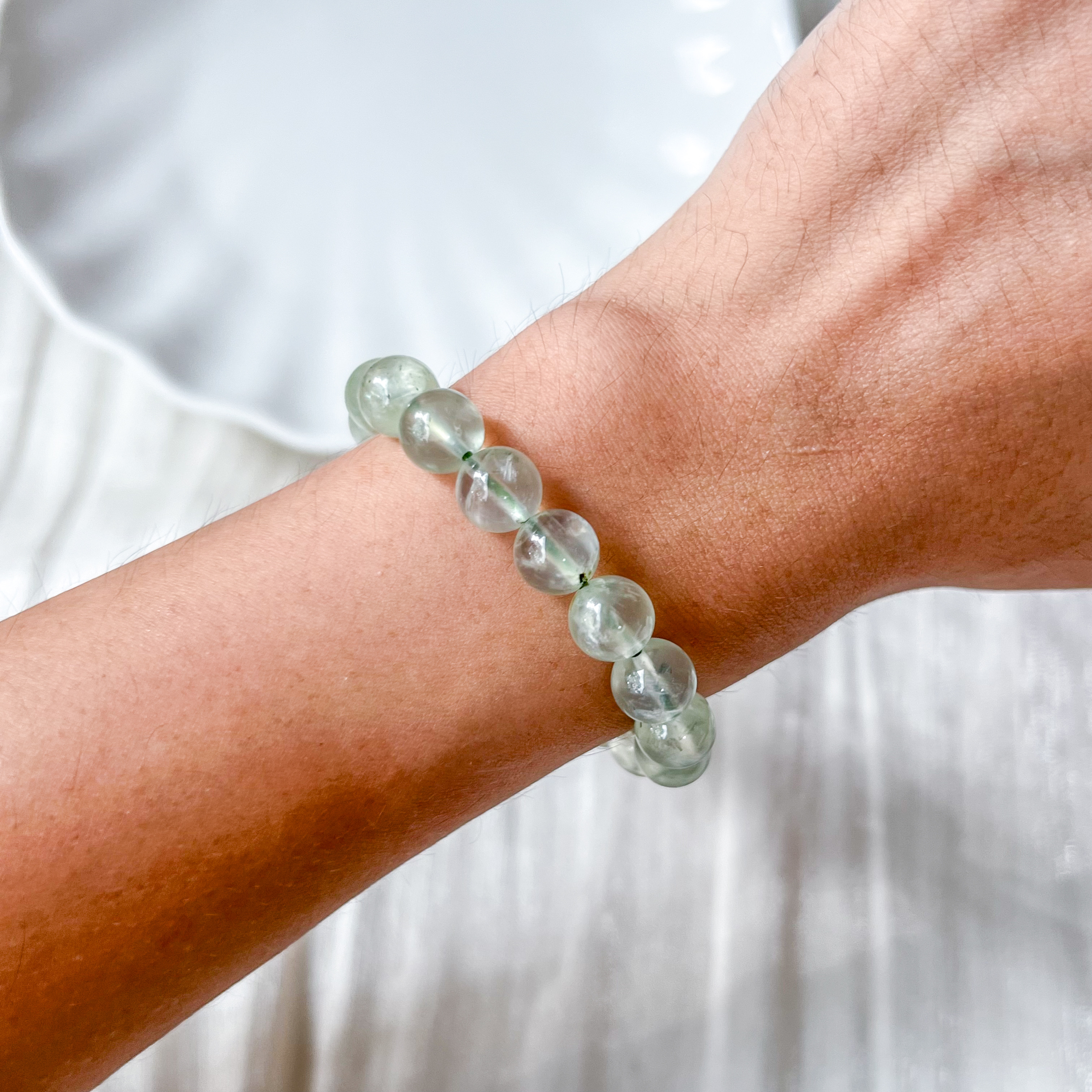 Prehnite 8mm AAA Bracelet