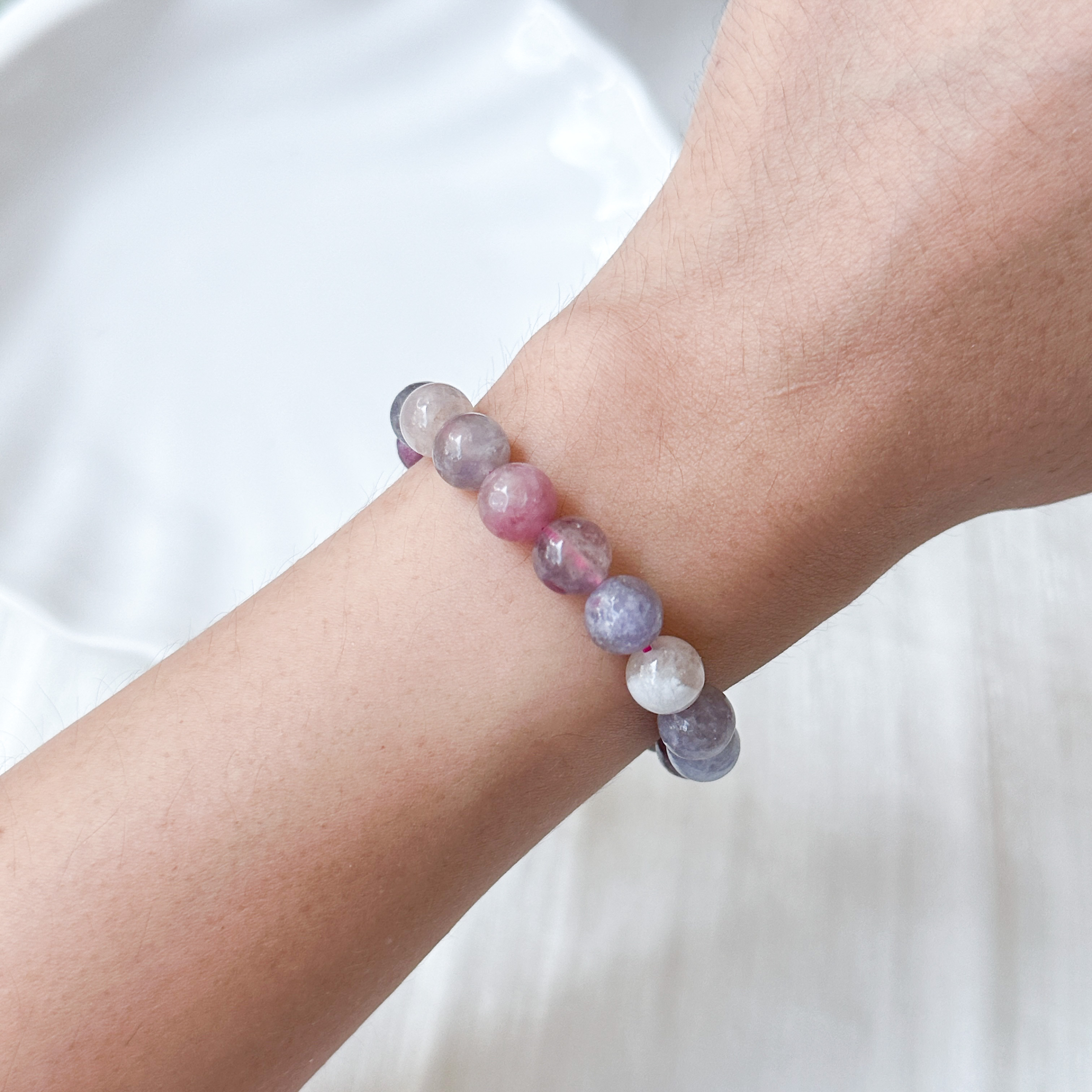 Plum Tourmaline 8mm Bracelet