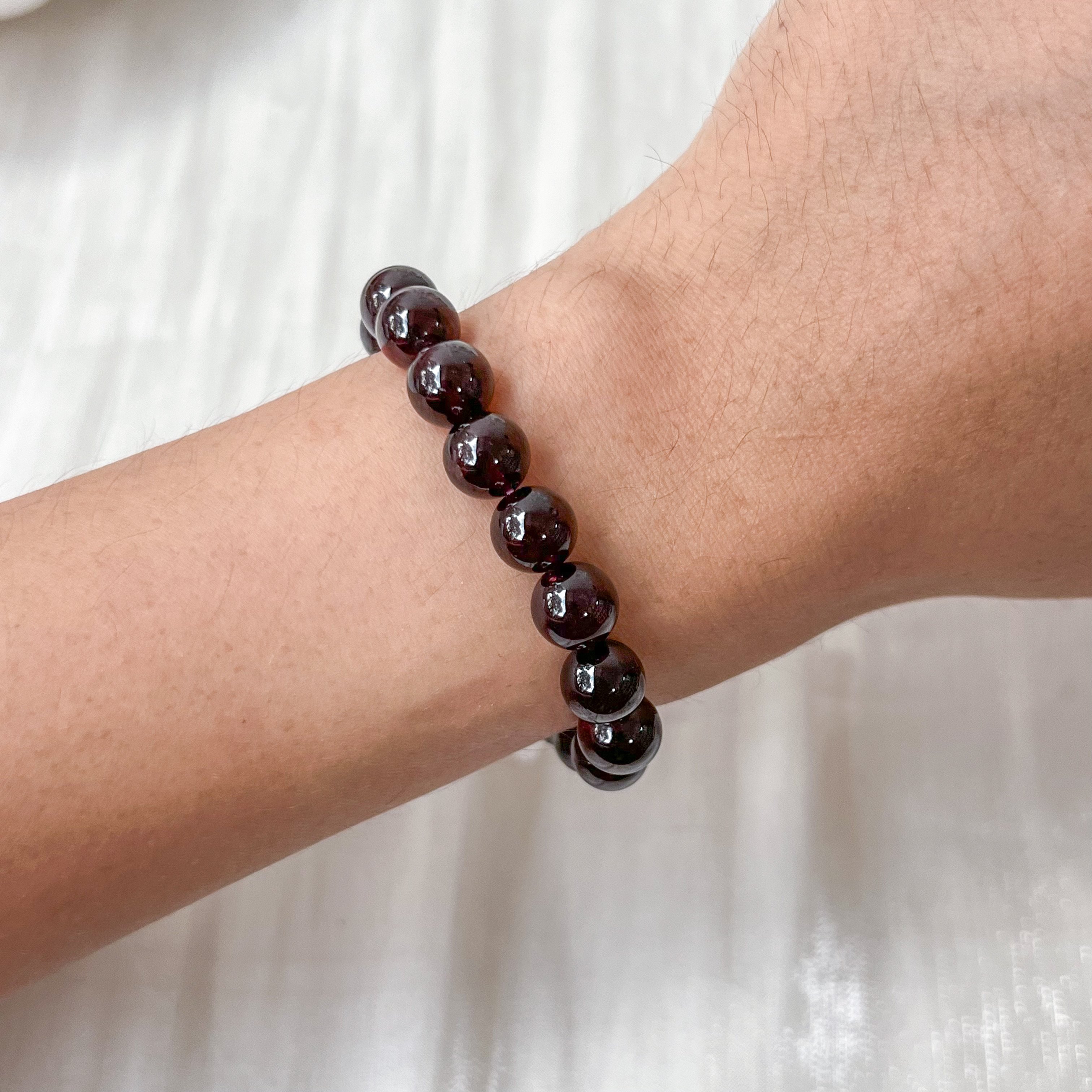 Garnet 8mm Bracelet