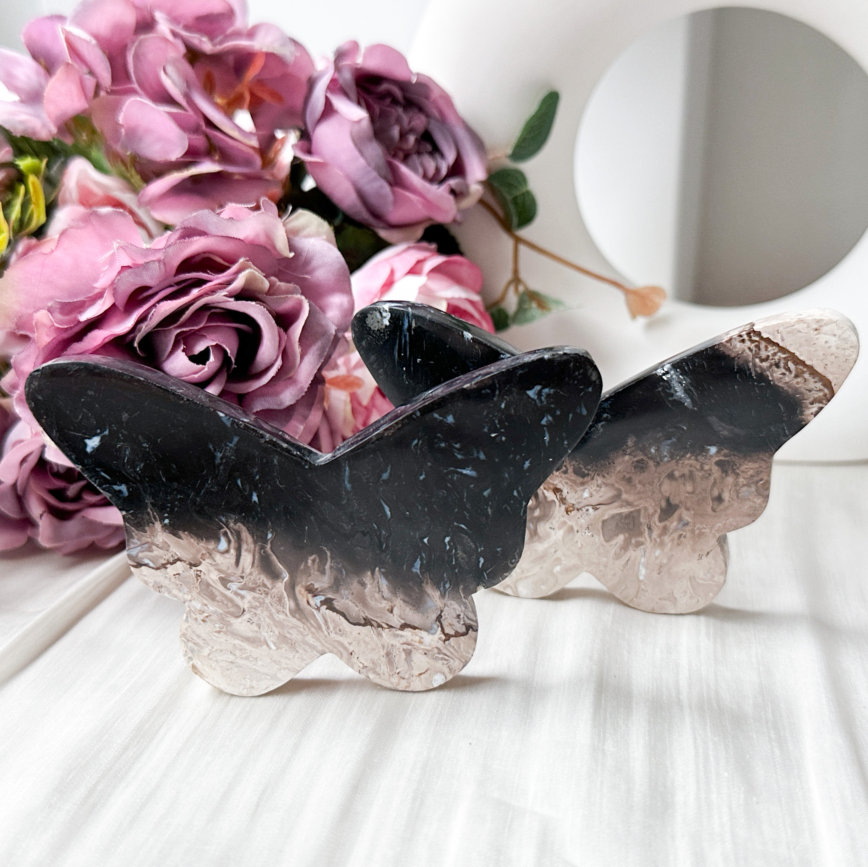 Palm Root Agate Butterfly