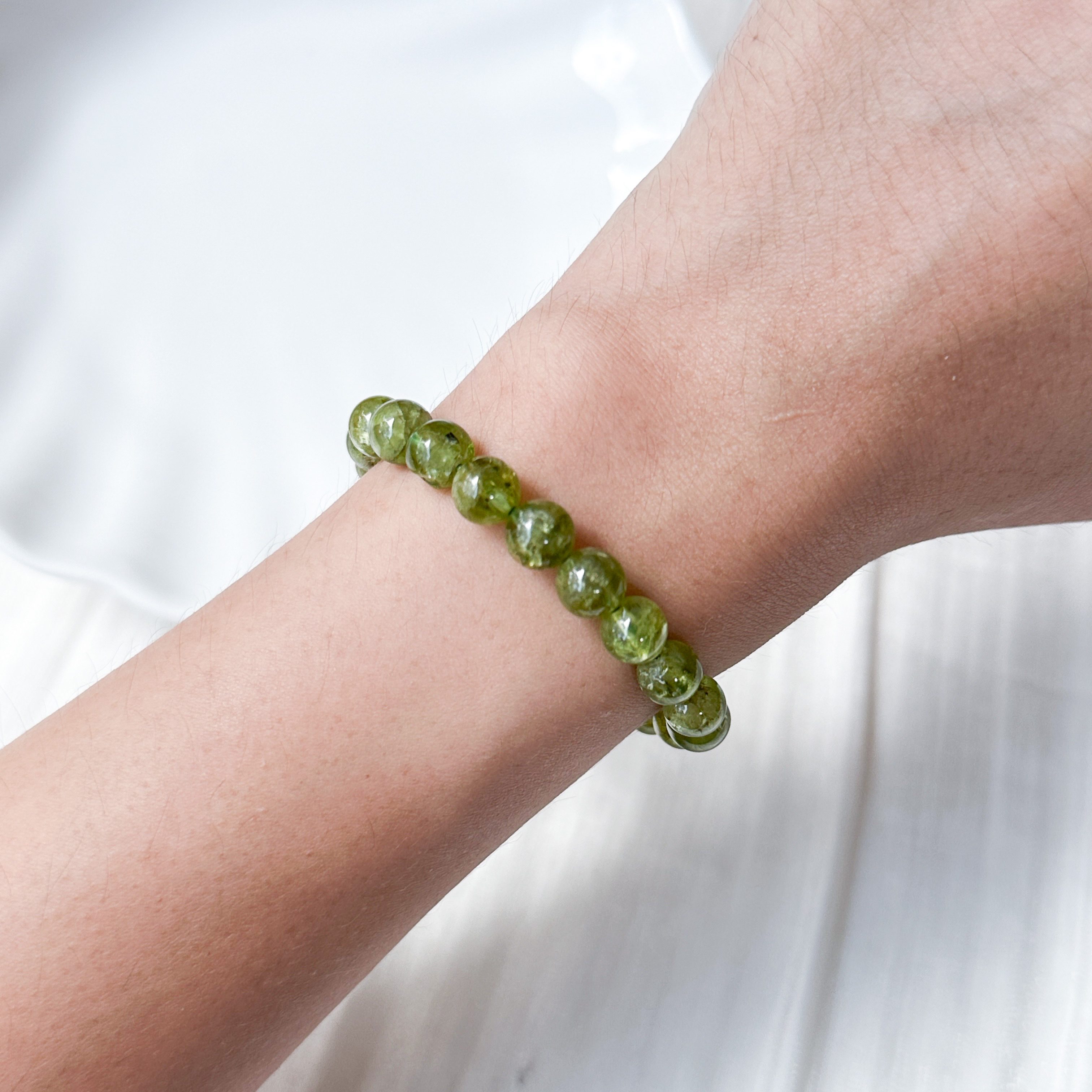 Peridot 6+mm AAA+ Bracelet