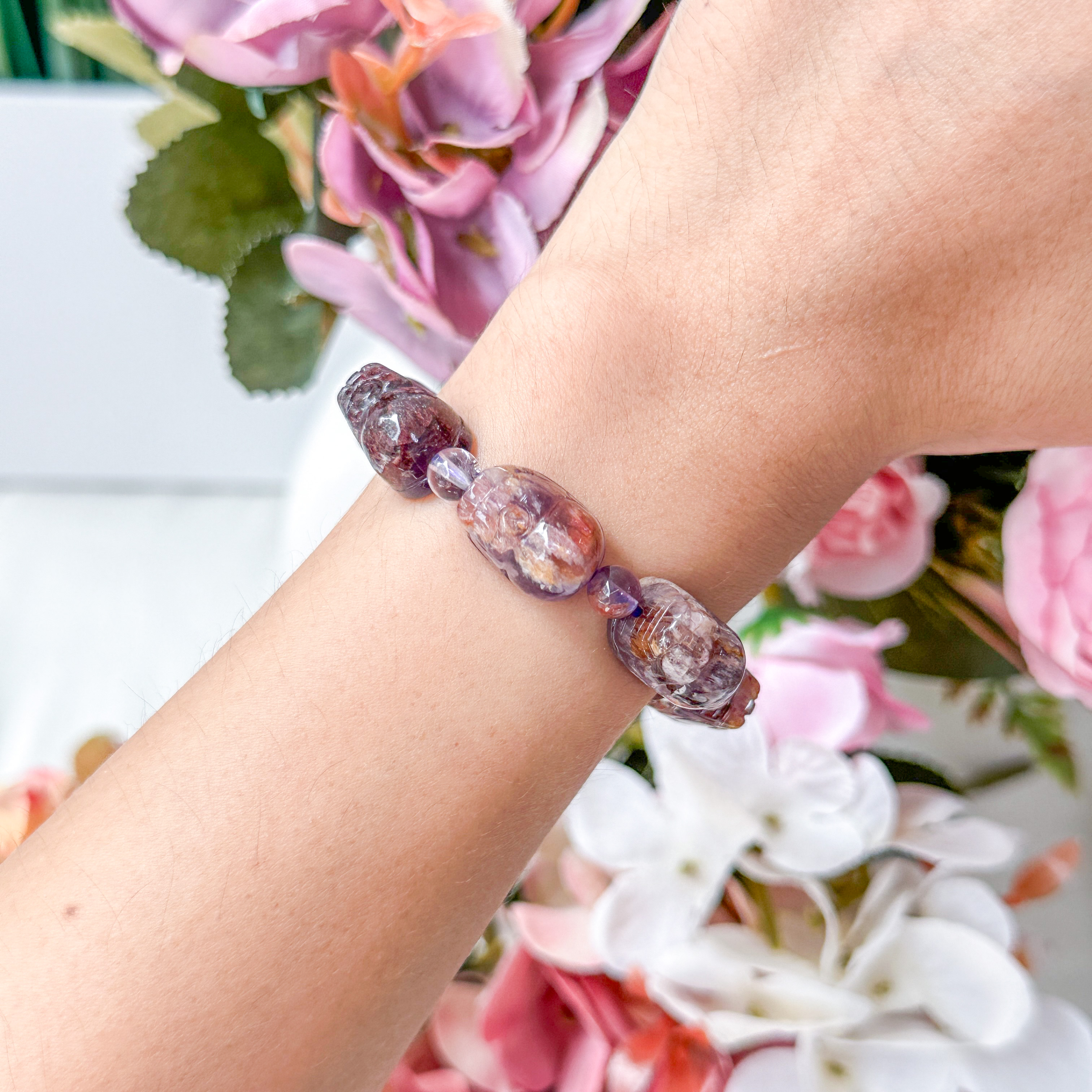 Amethyst Phantom Pixiu Bracelet
