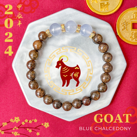 Goat 2024 Lucky Zodiac Bracelet