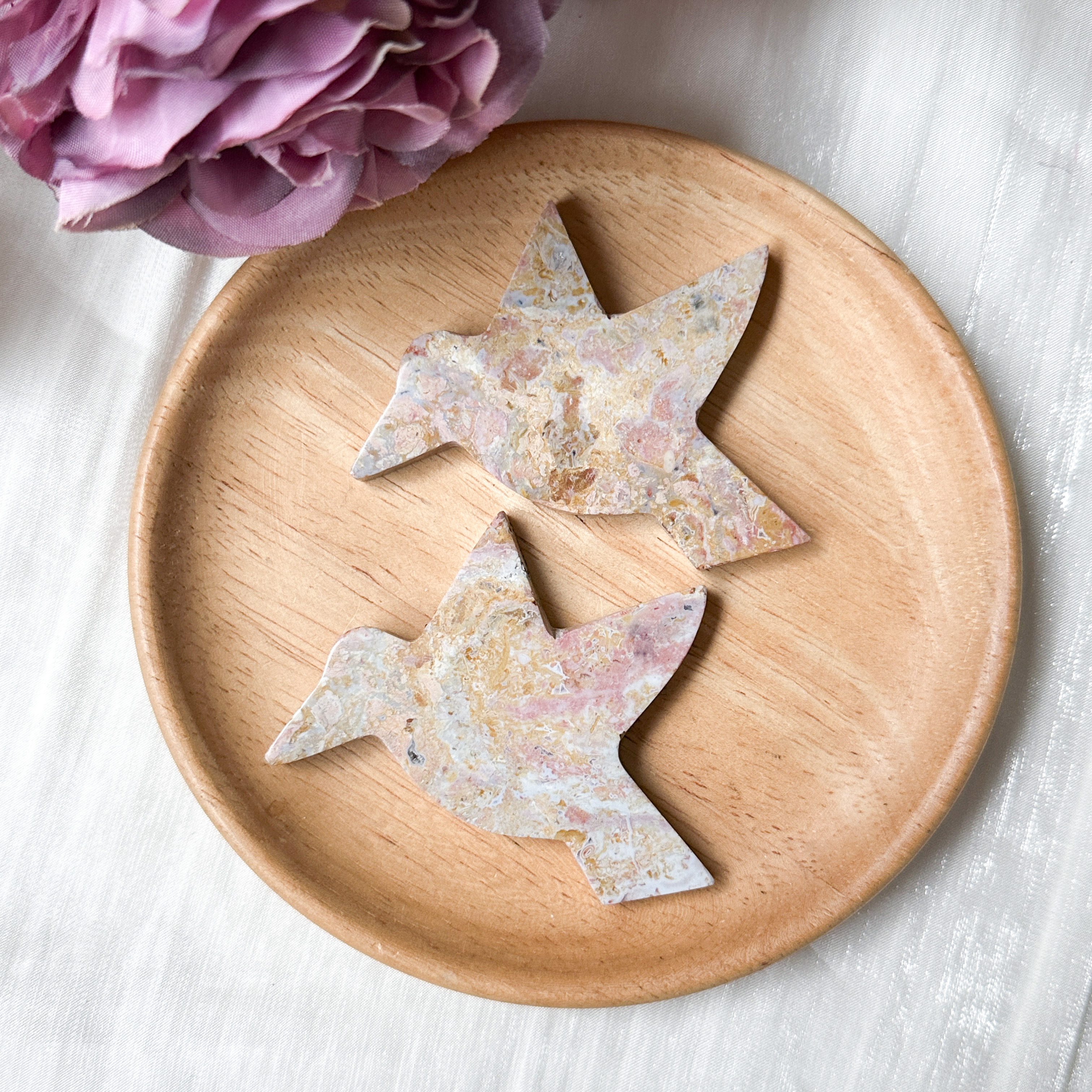 Rainbow Jasper Bird - Small