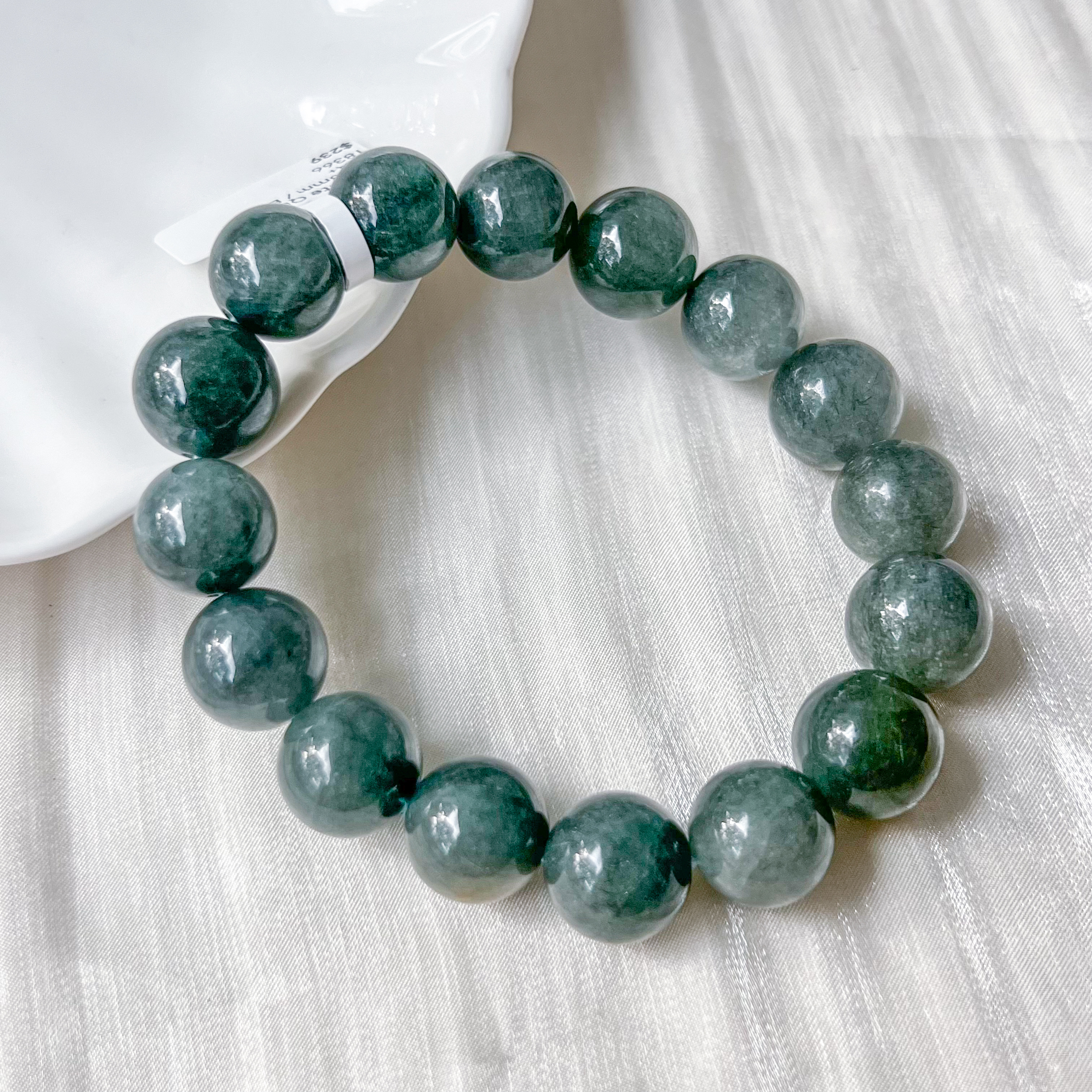 Indicolite Quartz 12-13mm AAA+ Bracelet