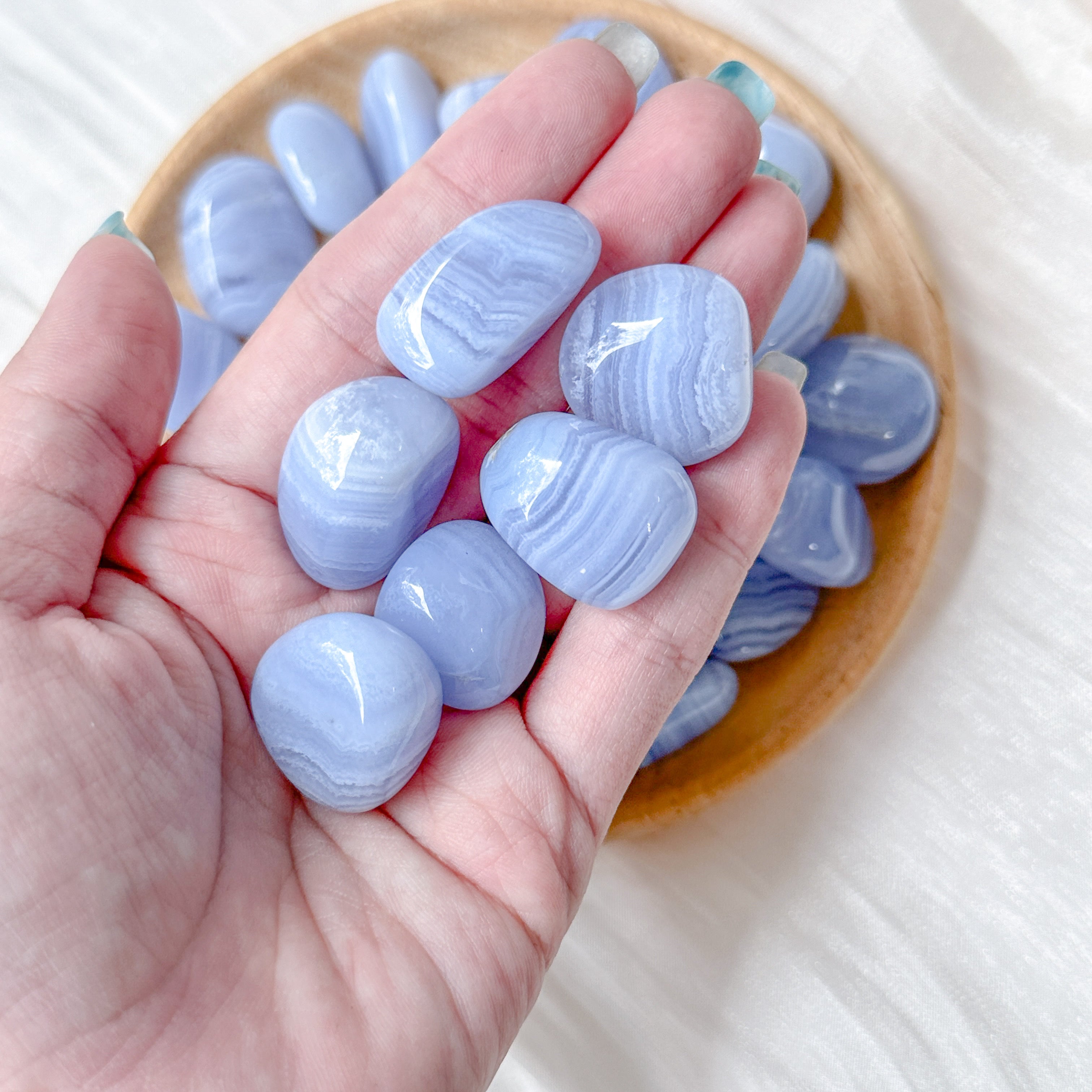 Blue Lace Agate Tumble