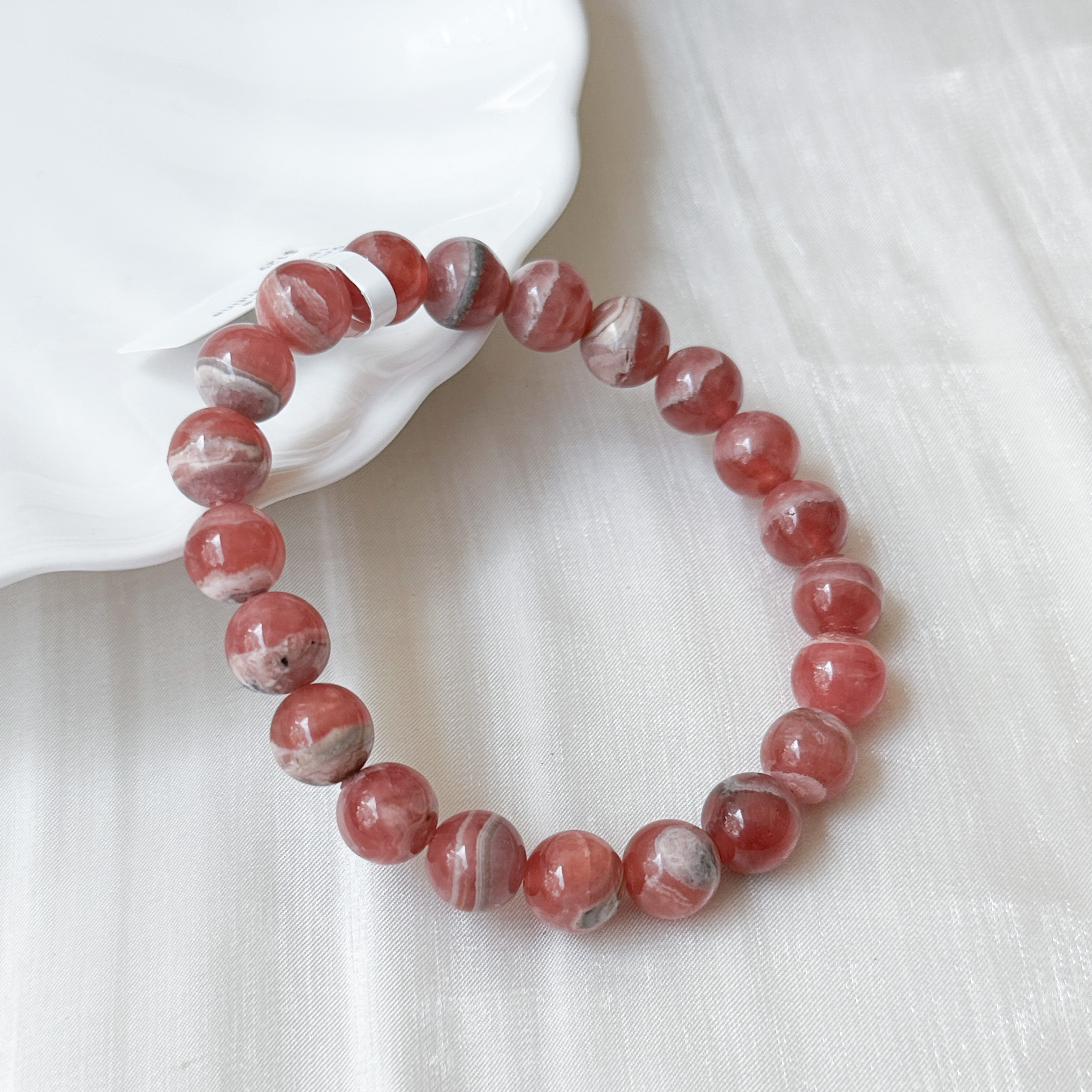 Rhodochrosite 9mm Bracelet