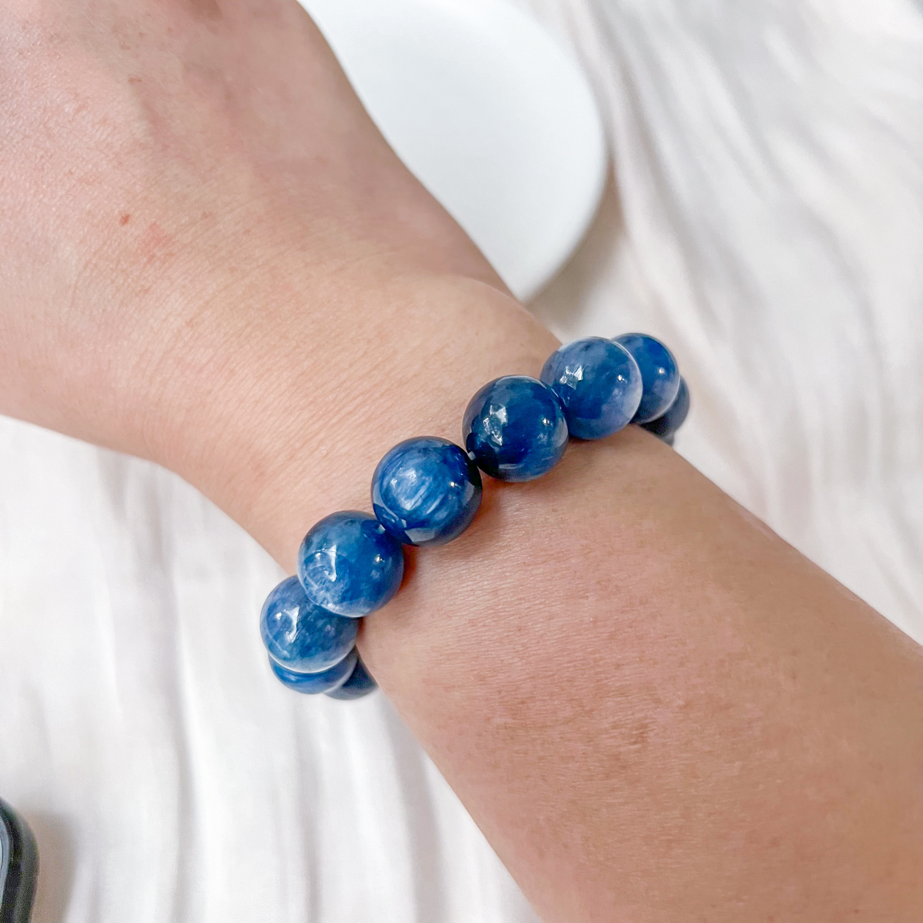Kyanite 11-12mm AAA+ Bracelet