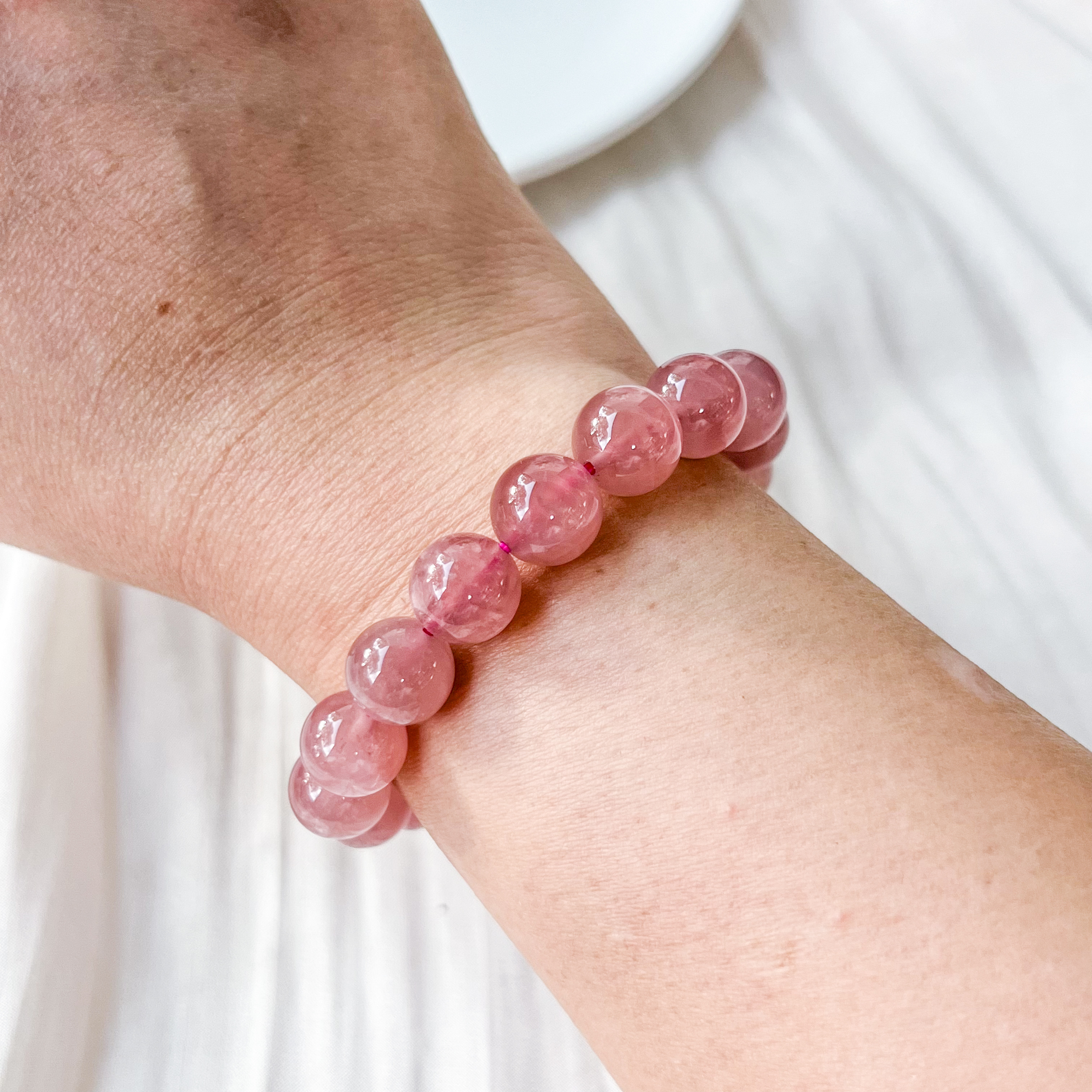 Lavender Rose Quartz 10mm AAA+ Bracelet