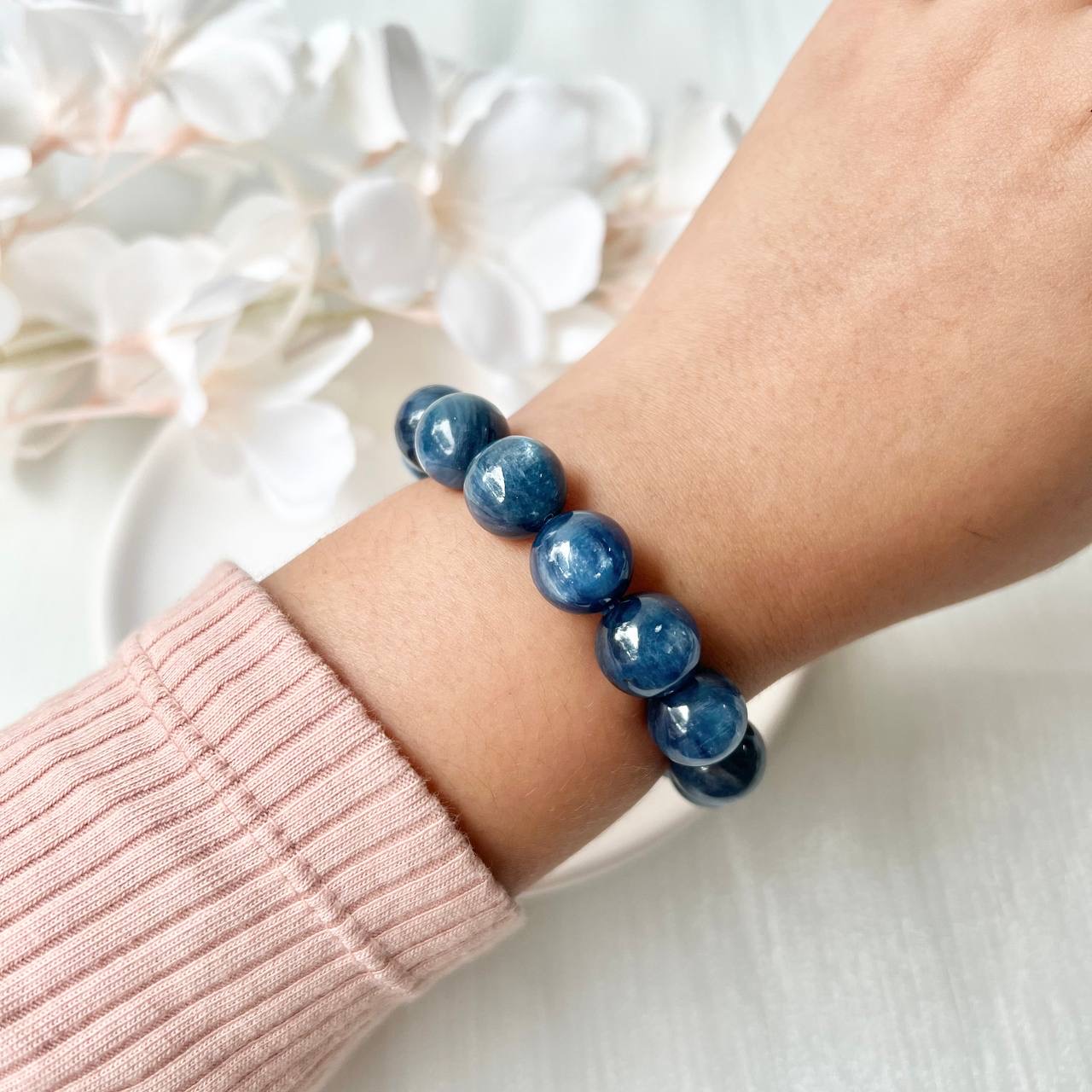 Kyanite 12.5mm Bracelet