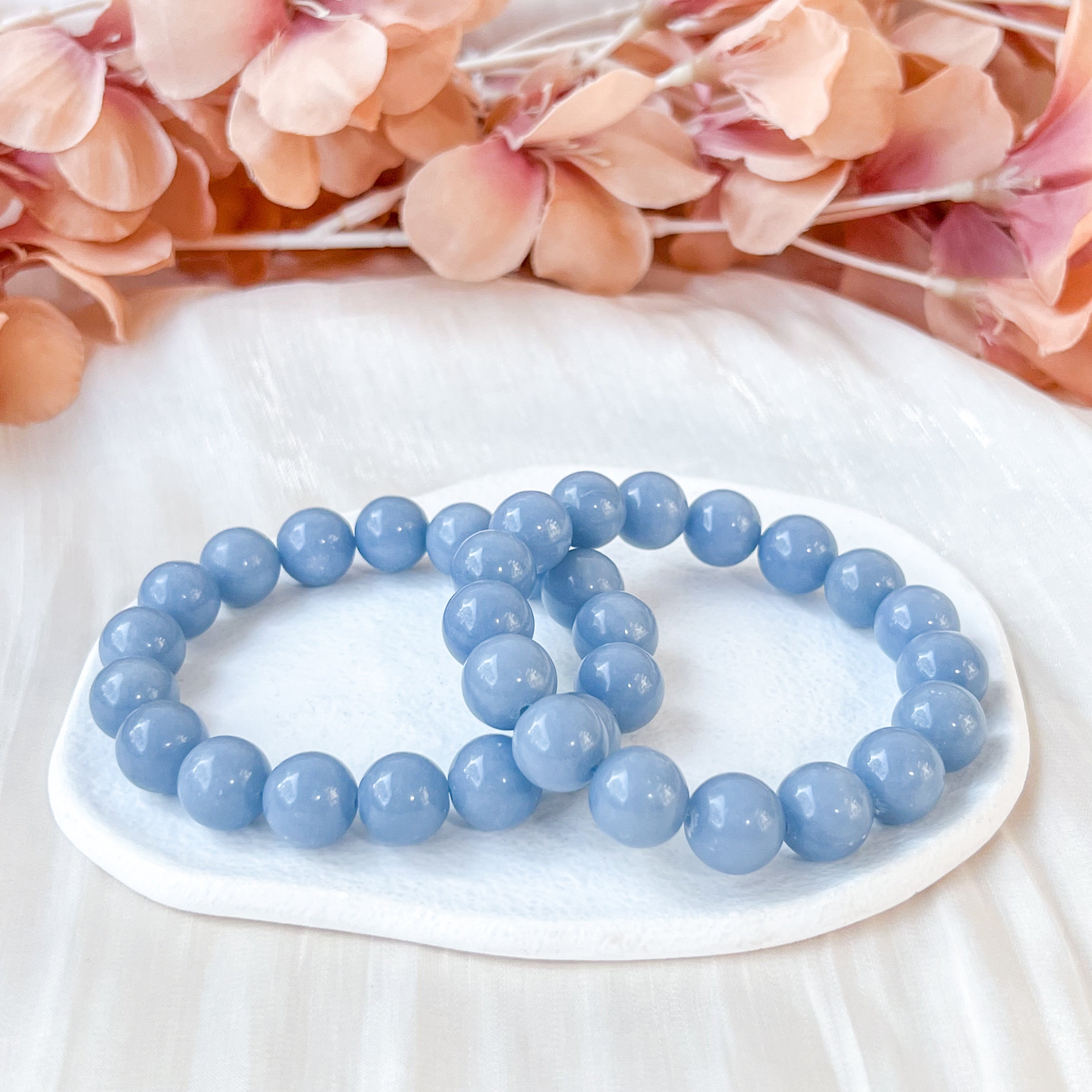 Angelite 12mm Bracelet