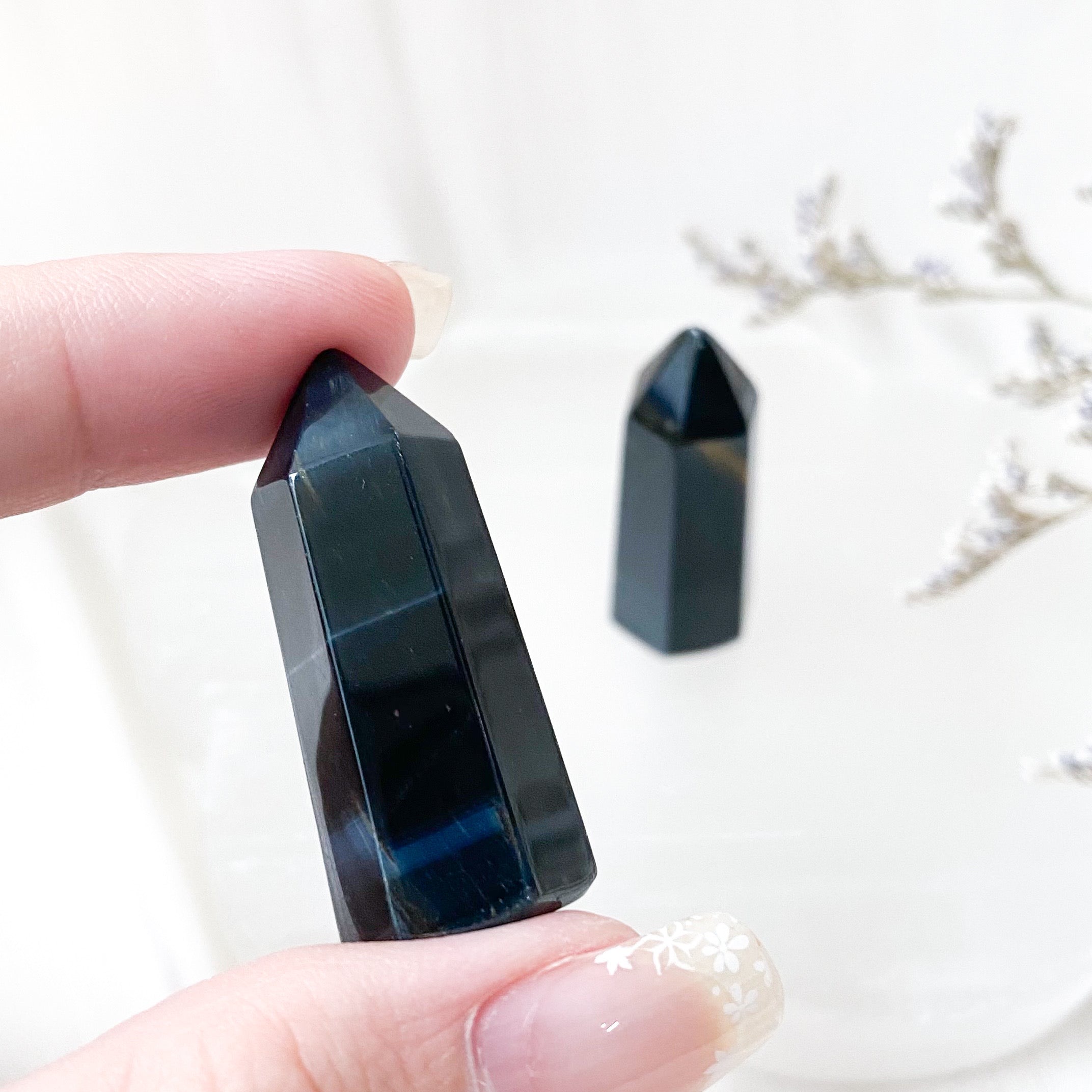 Blue Tiger Eye Mini Pointer