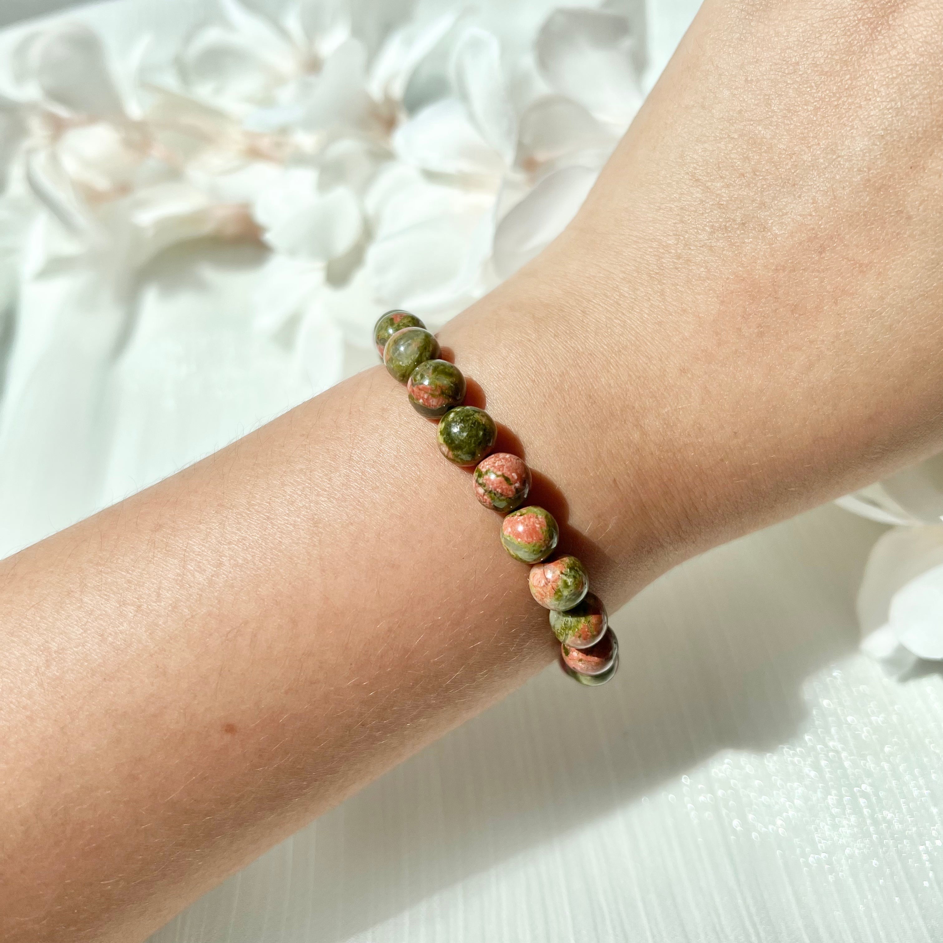 Unakite 8mm Bracelet