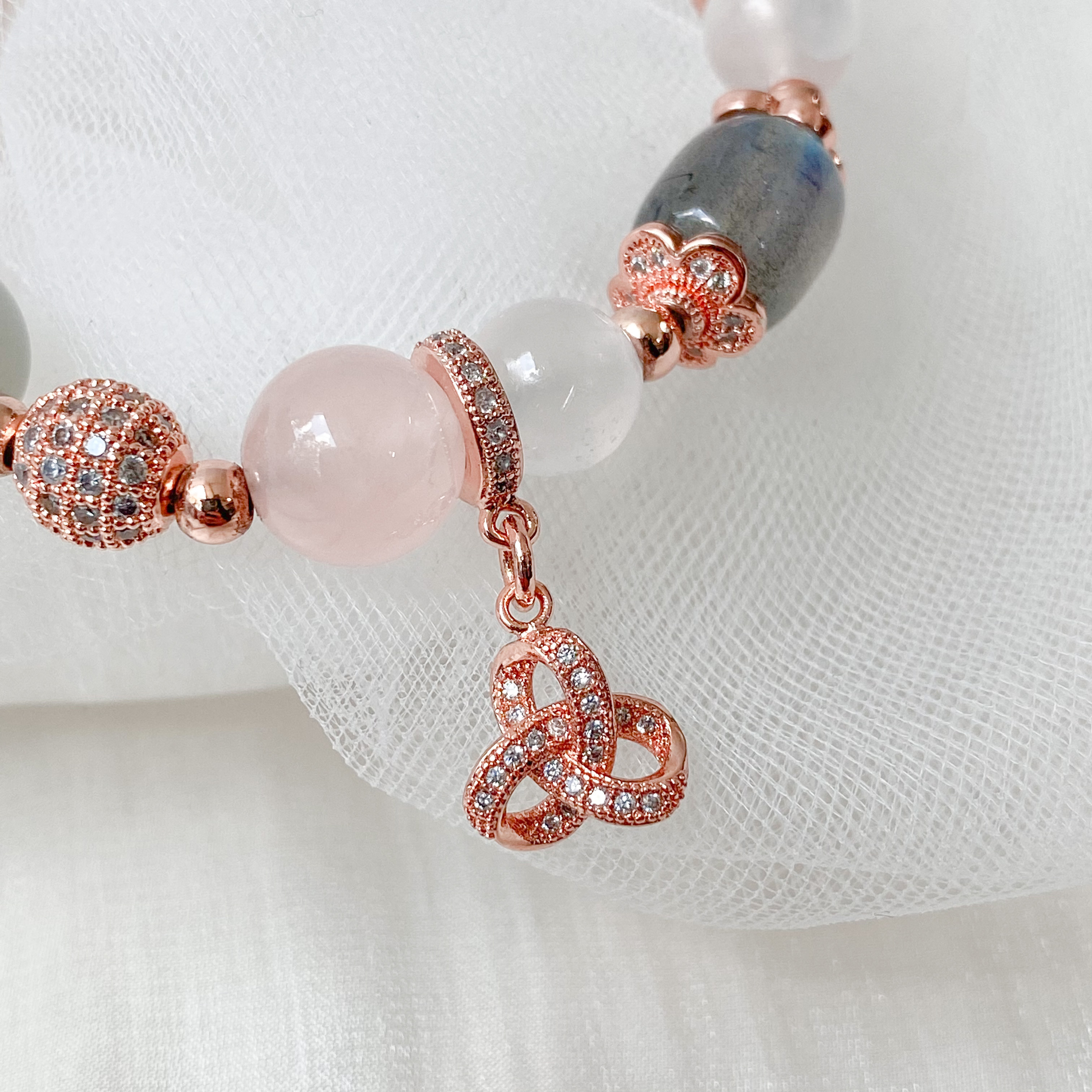 Infinity Rose Gold Charm (1pc)