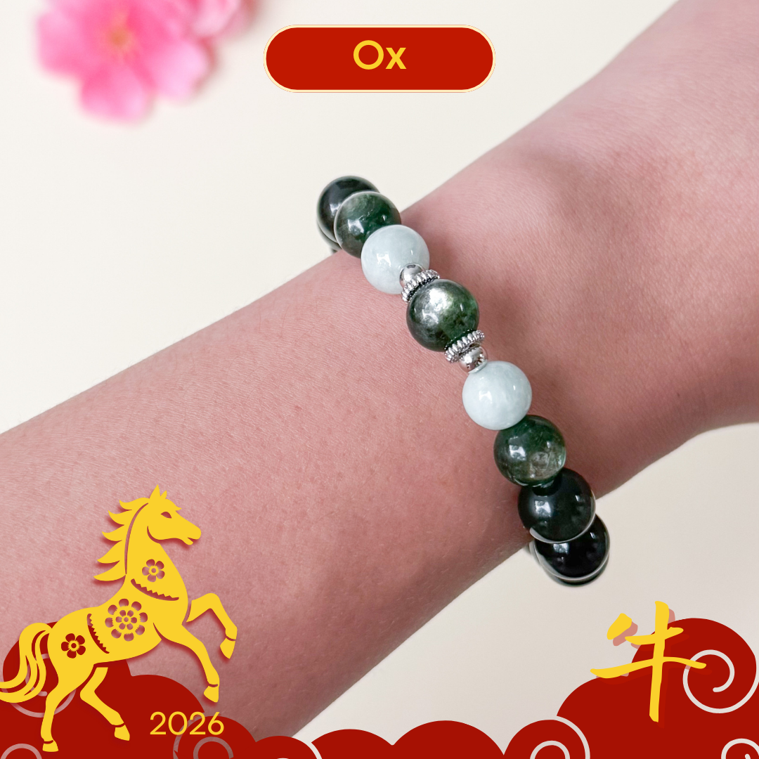 2026 Ox Zodiac Harmony Bracelet - Men's