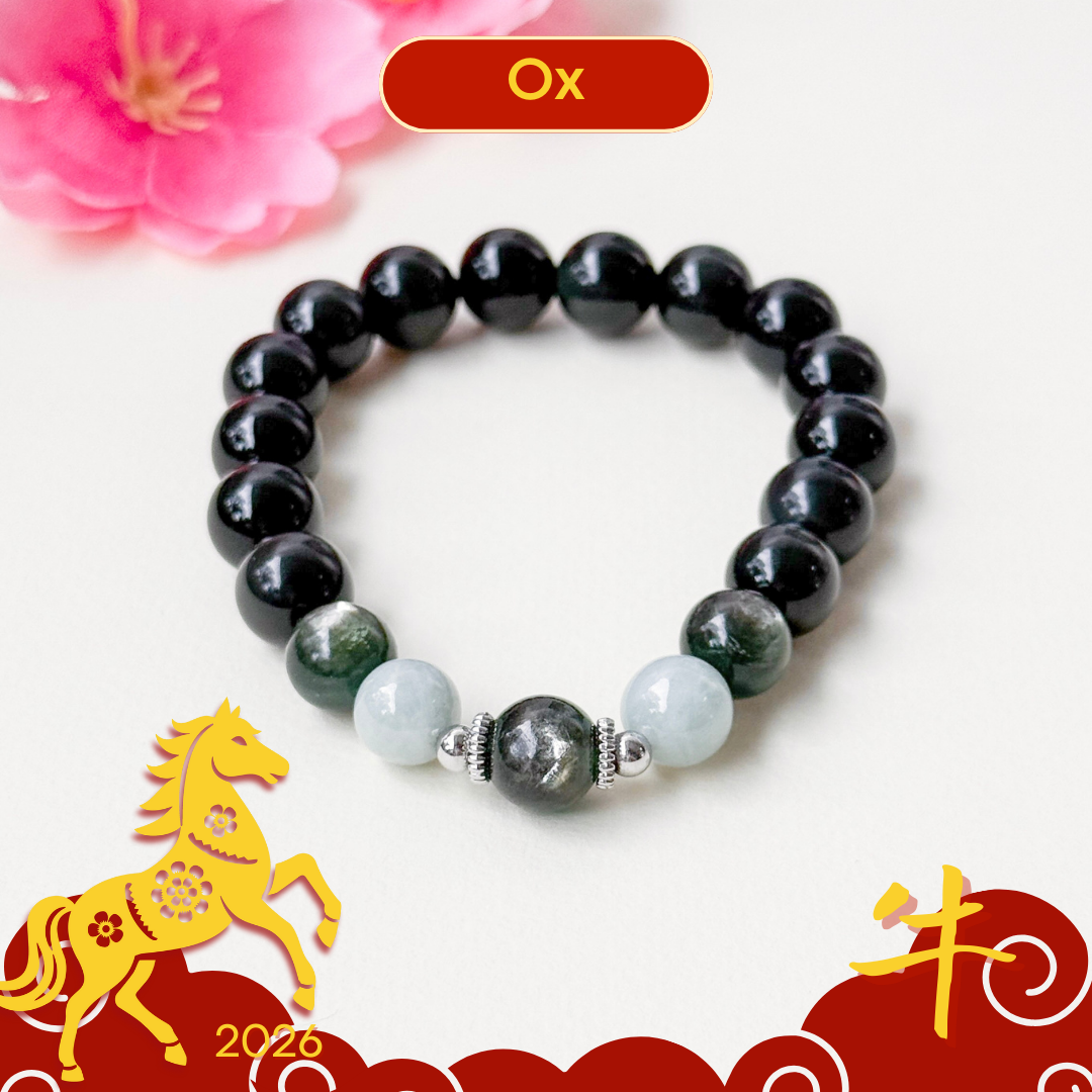 2026 Ox Zodiac Harmony Bracelet - Men's