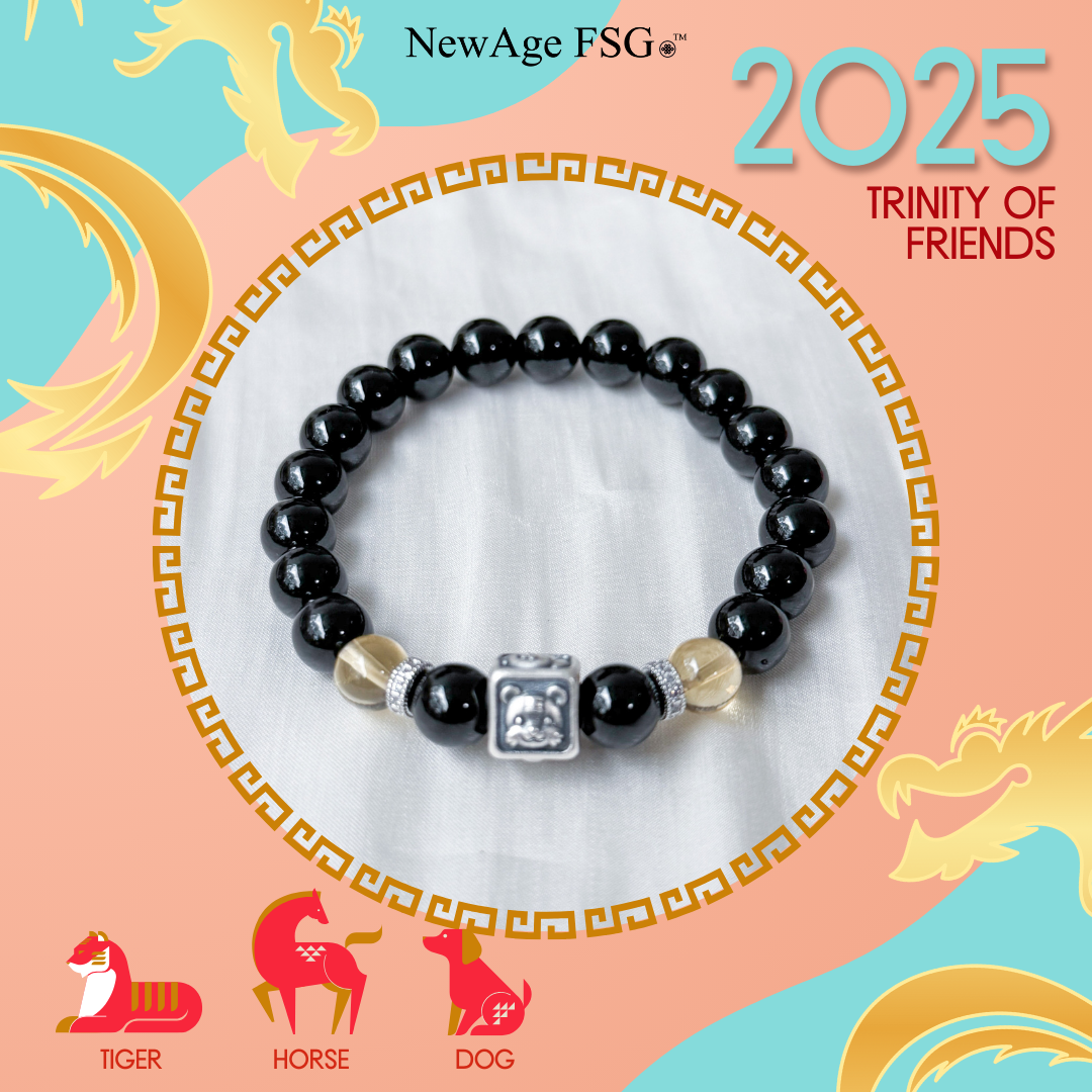 2025 Trinity Zodiac Bracelet: Tiger, Horse, Dog