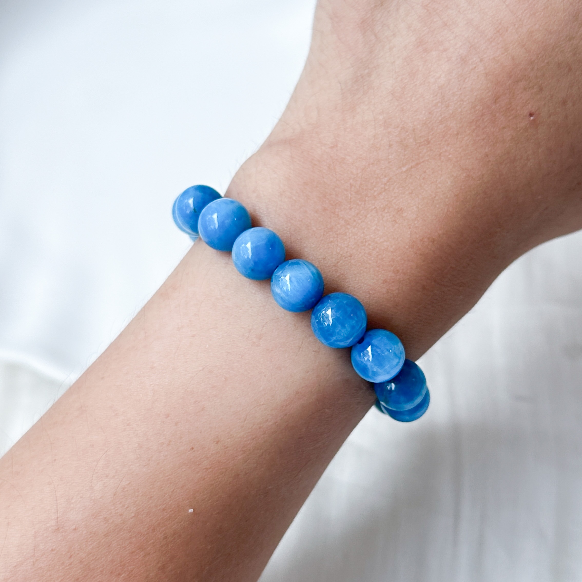 Cat's Eye Apatite 8mm Bracelet