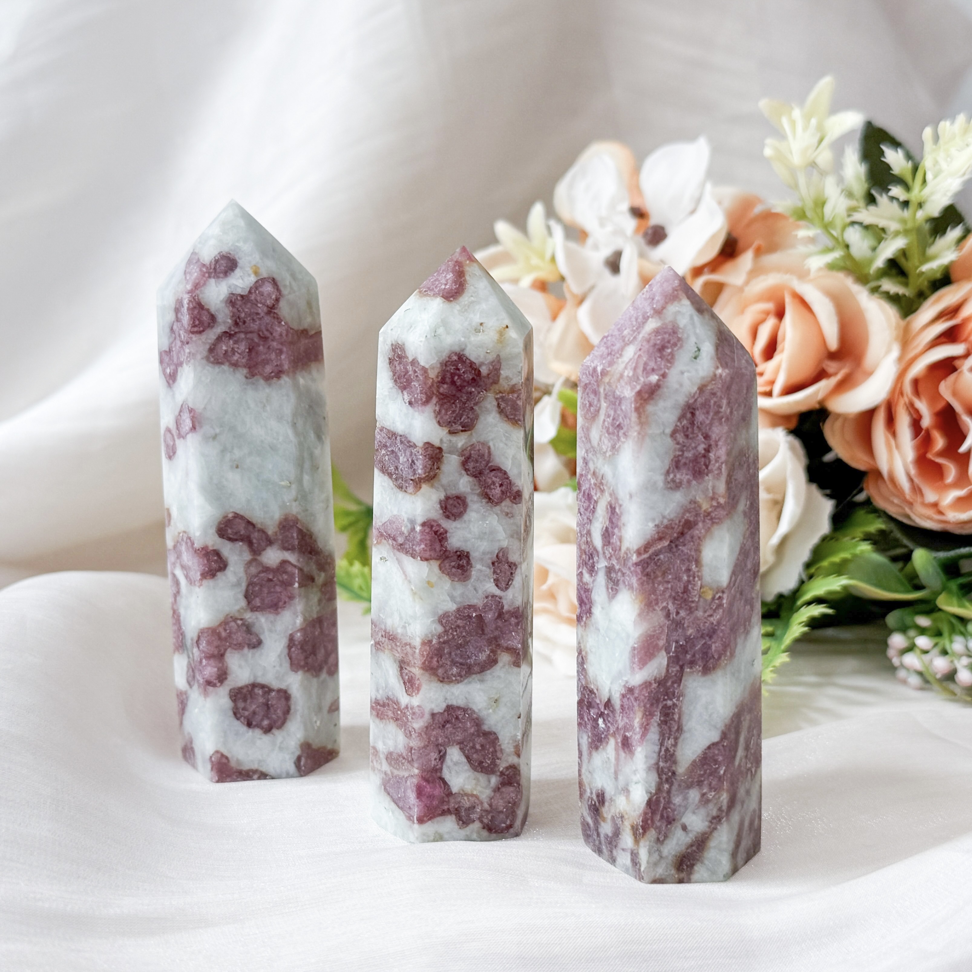 Pink Tourmaline Quartz Pointer