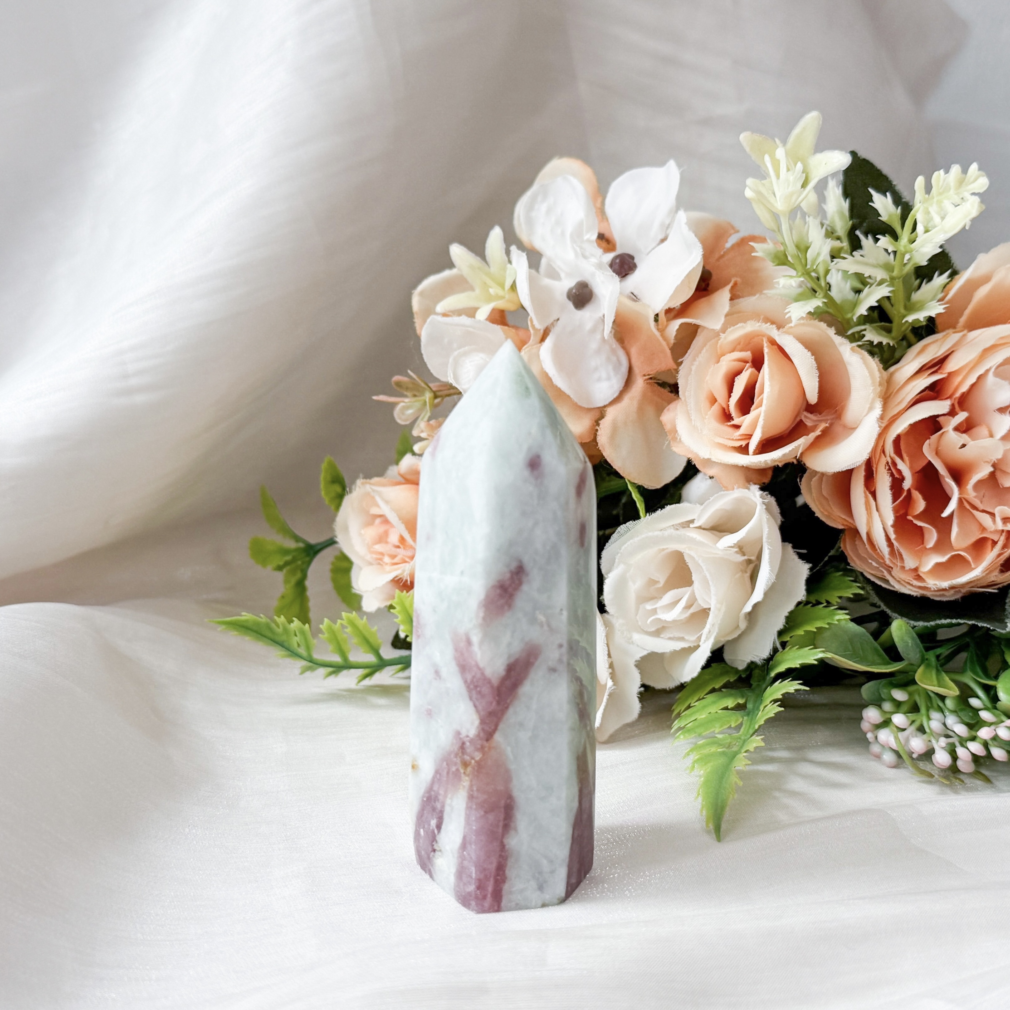 Pink Tourmaline Quartz Pointer