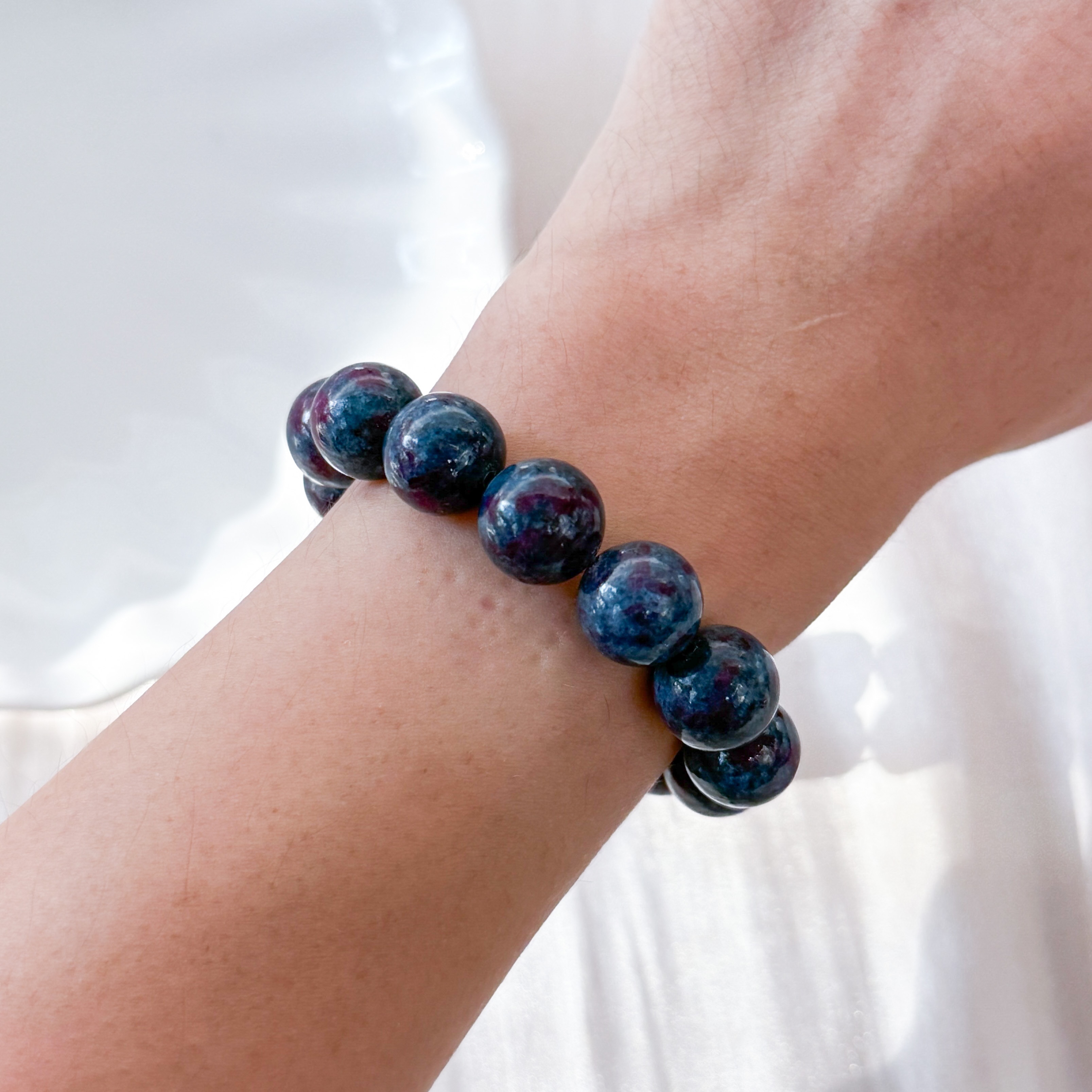 Ruby in Kyanite 11mm AAA+ Bracelet