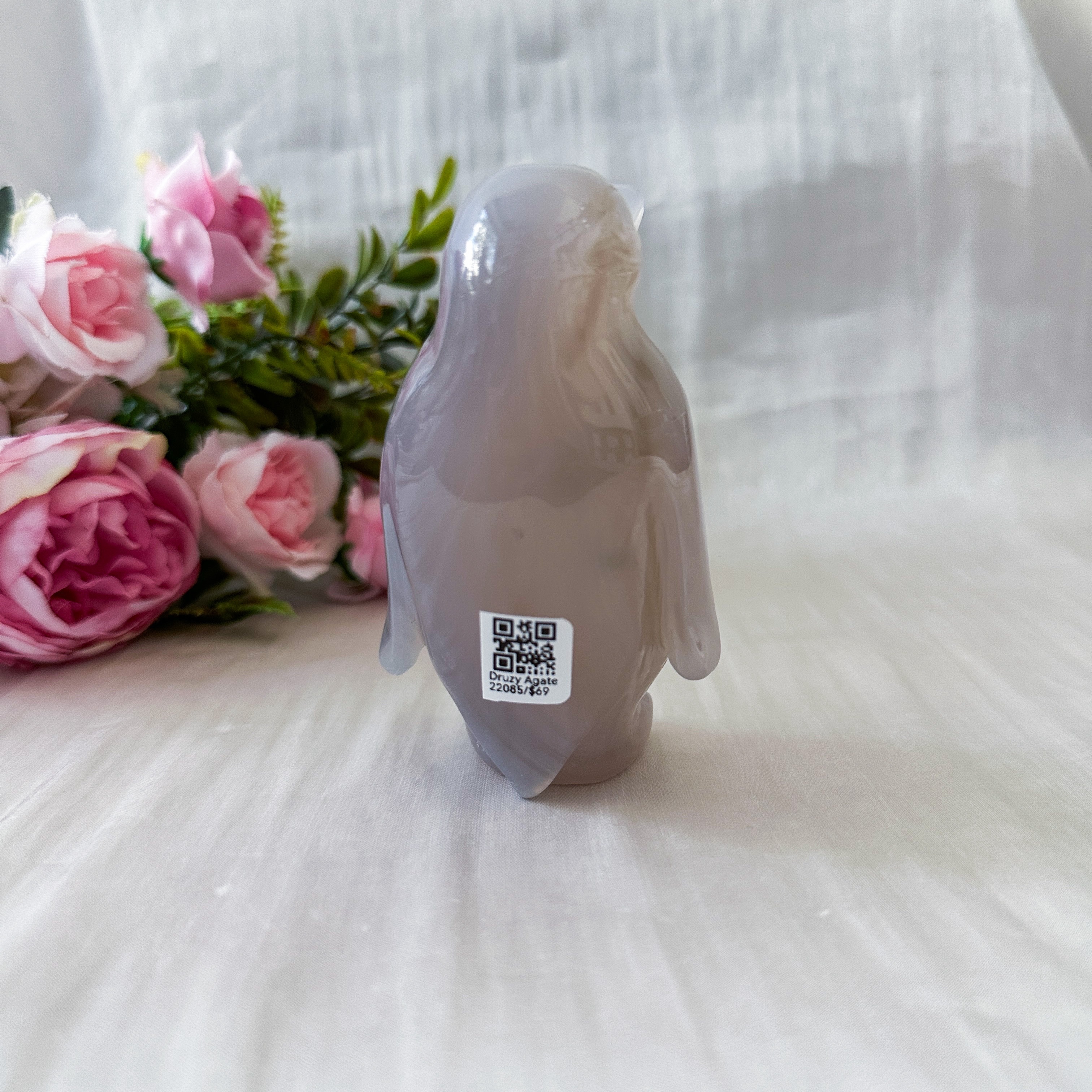 Druzy Agate Penguin (55.2mm)