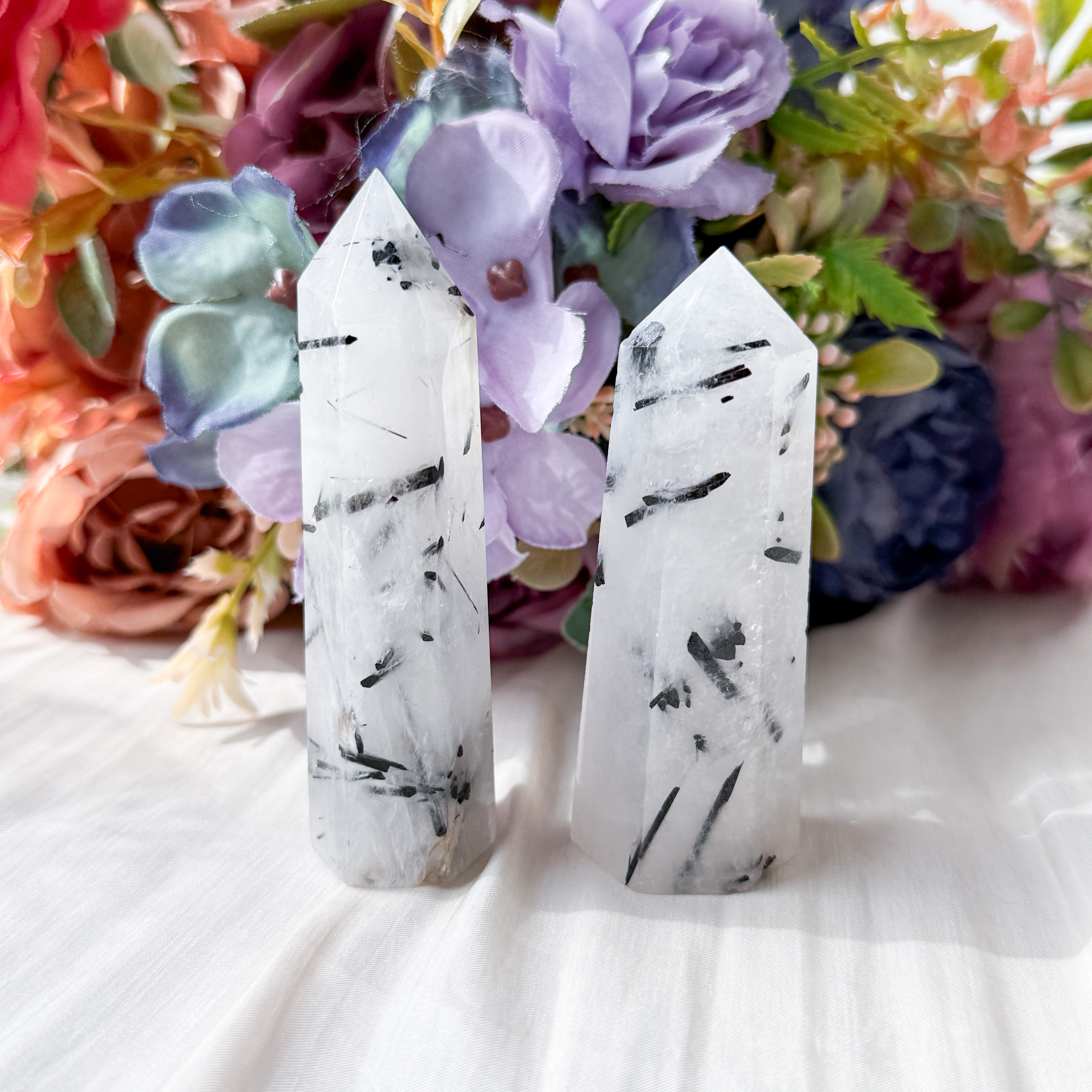 Black Rutilated Quartz Pointer