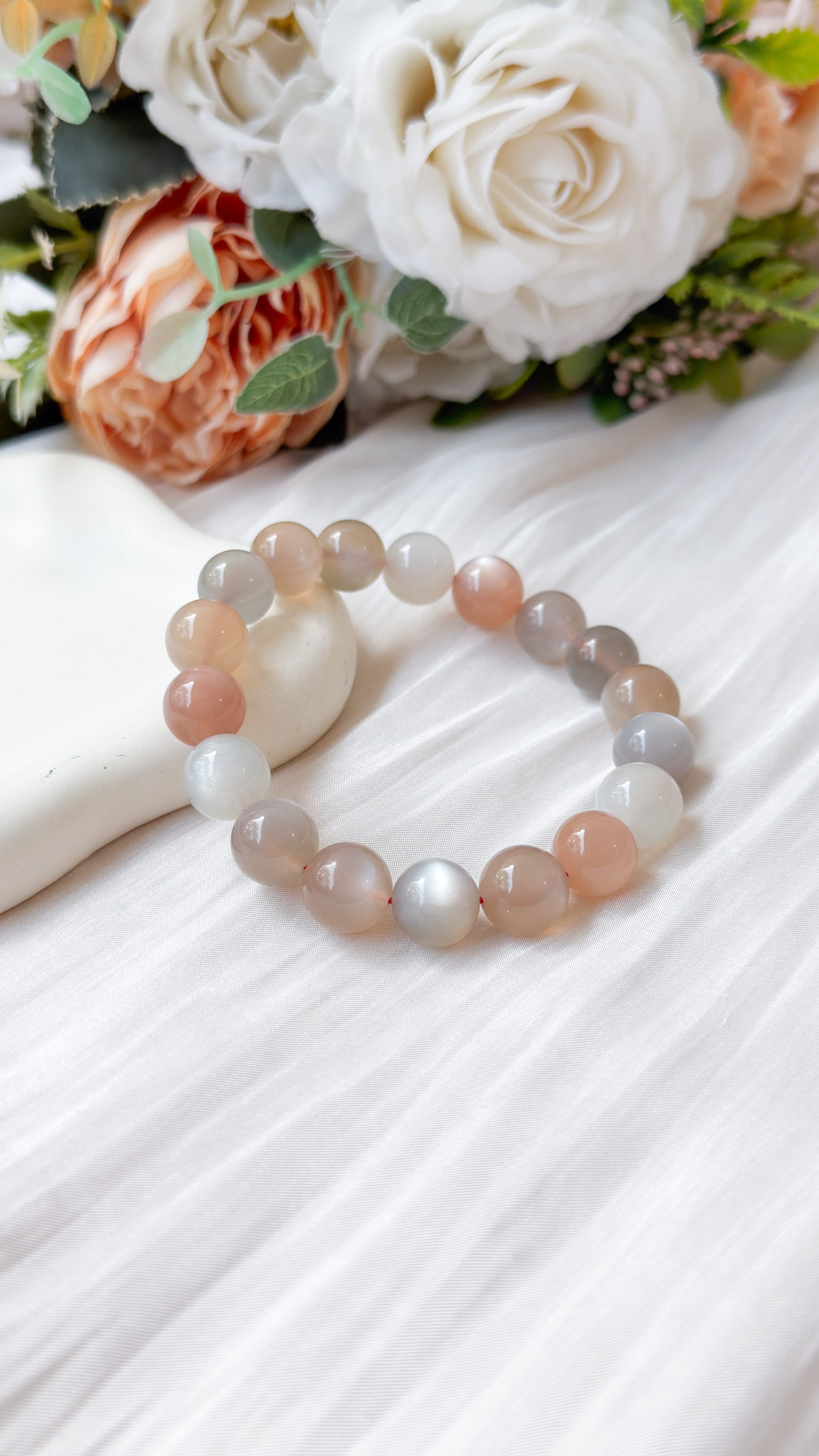 Multi-Colour Moonstone 11-12mm AAA Bracelet