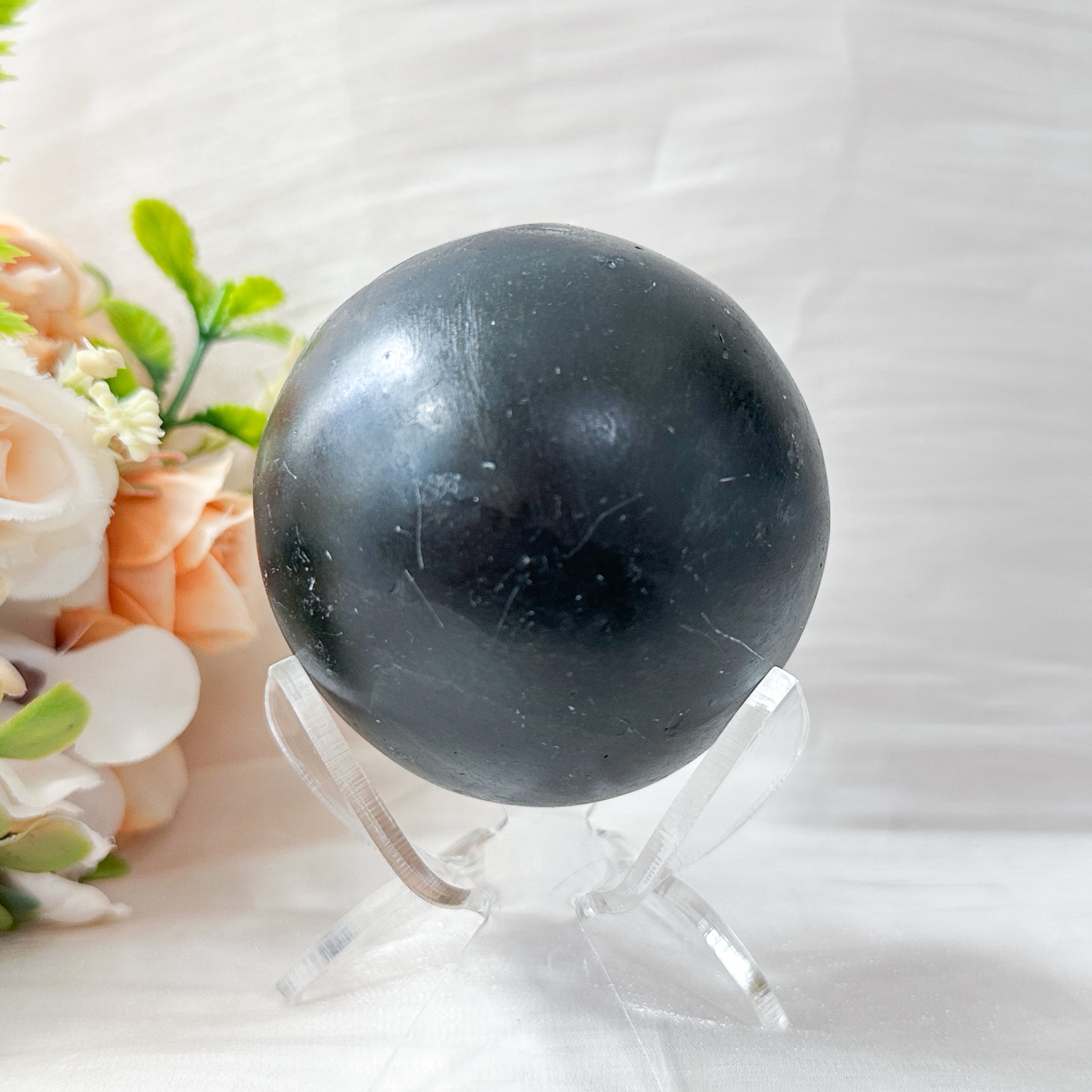 Amethyst Raw Sphere w Sphere Stand
