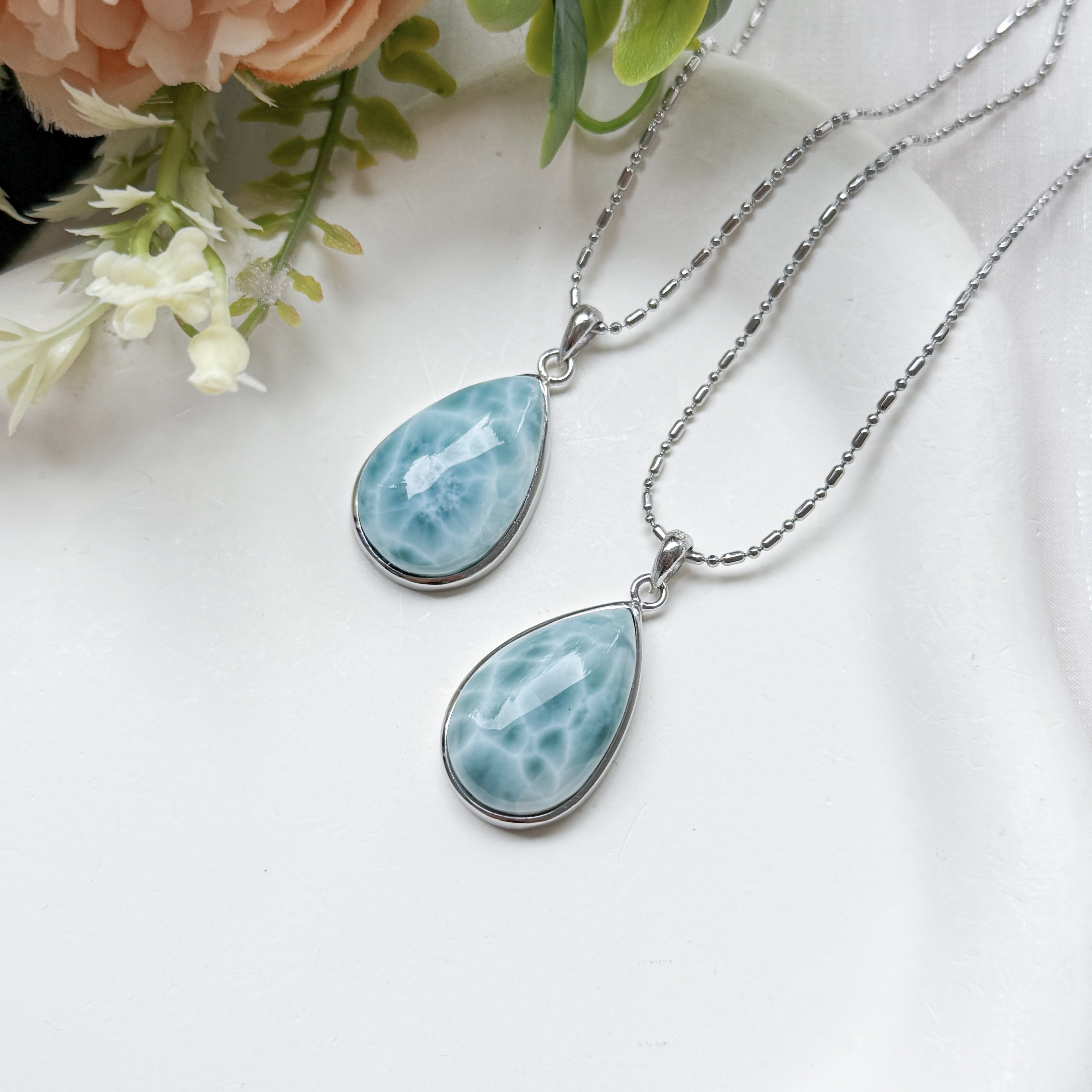 Larimar Pear (M) Pendant