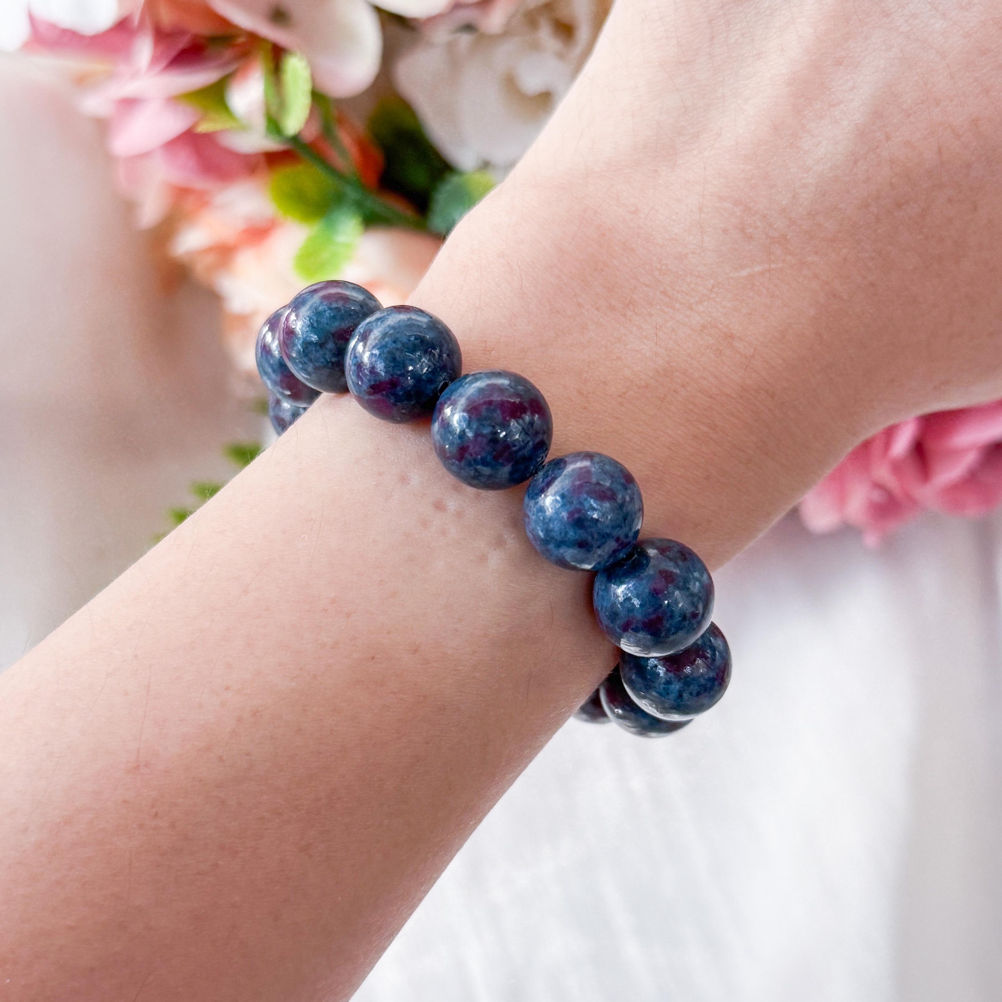 Ruby in Kyanite 11mm AAA+ Bracelet