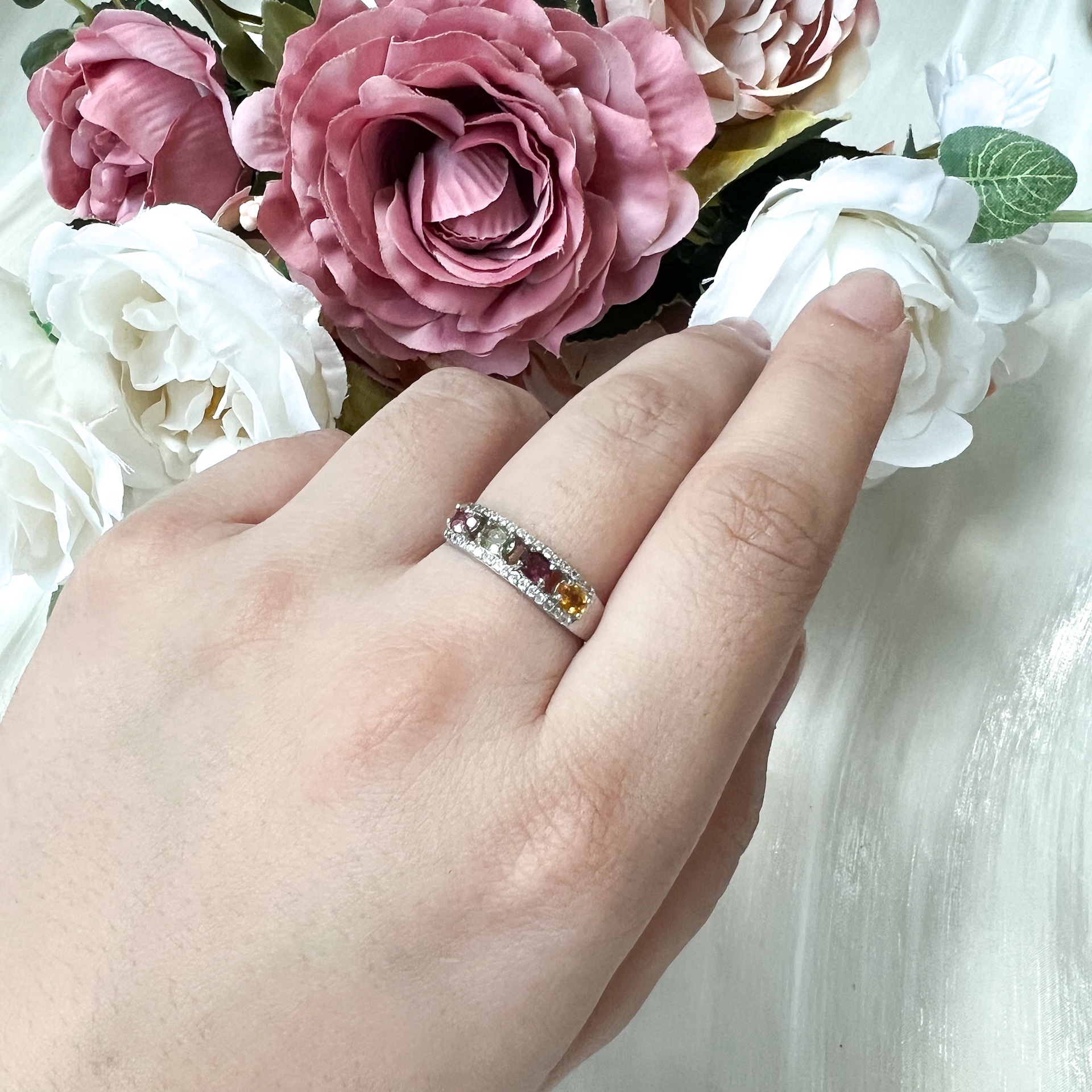 Aurora Sparkle Ring - S925