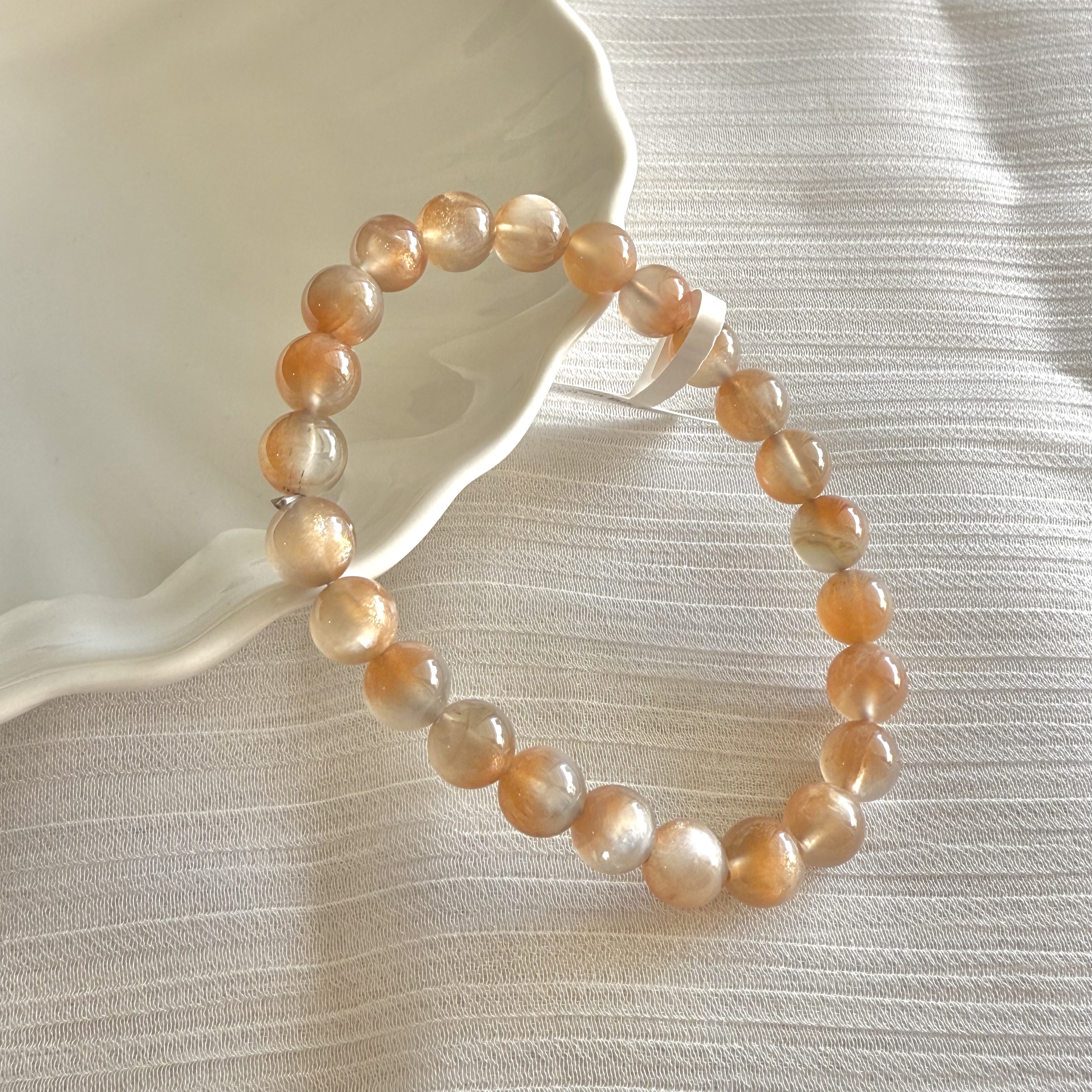 Golden Black Sunstone 7mm AA+ Bracelet