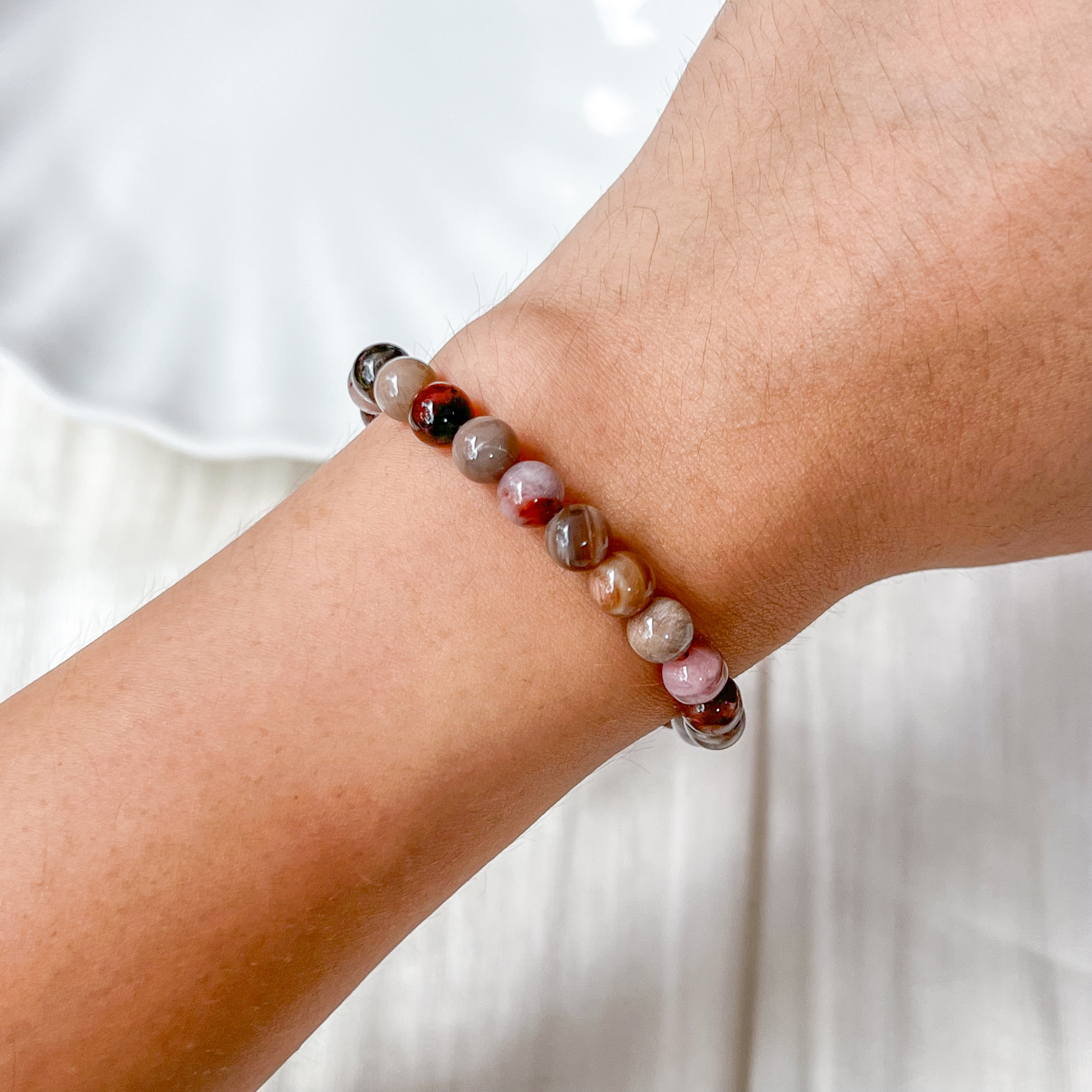 Petrified Wood 6mm AAA+ Bracelet