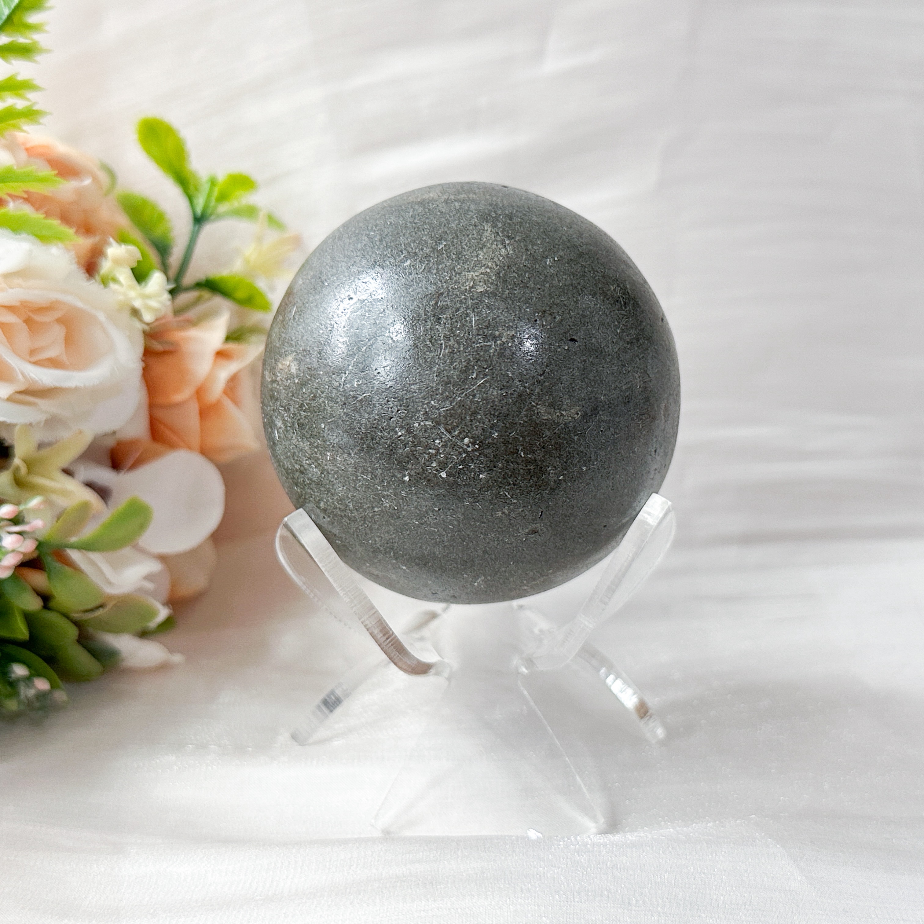 Amethyst Raw Sphere w Sphere Stand