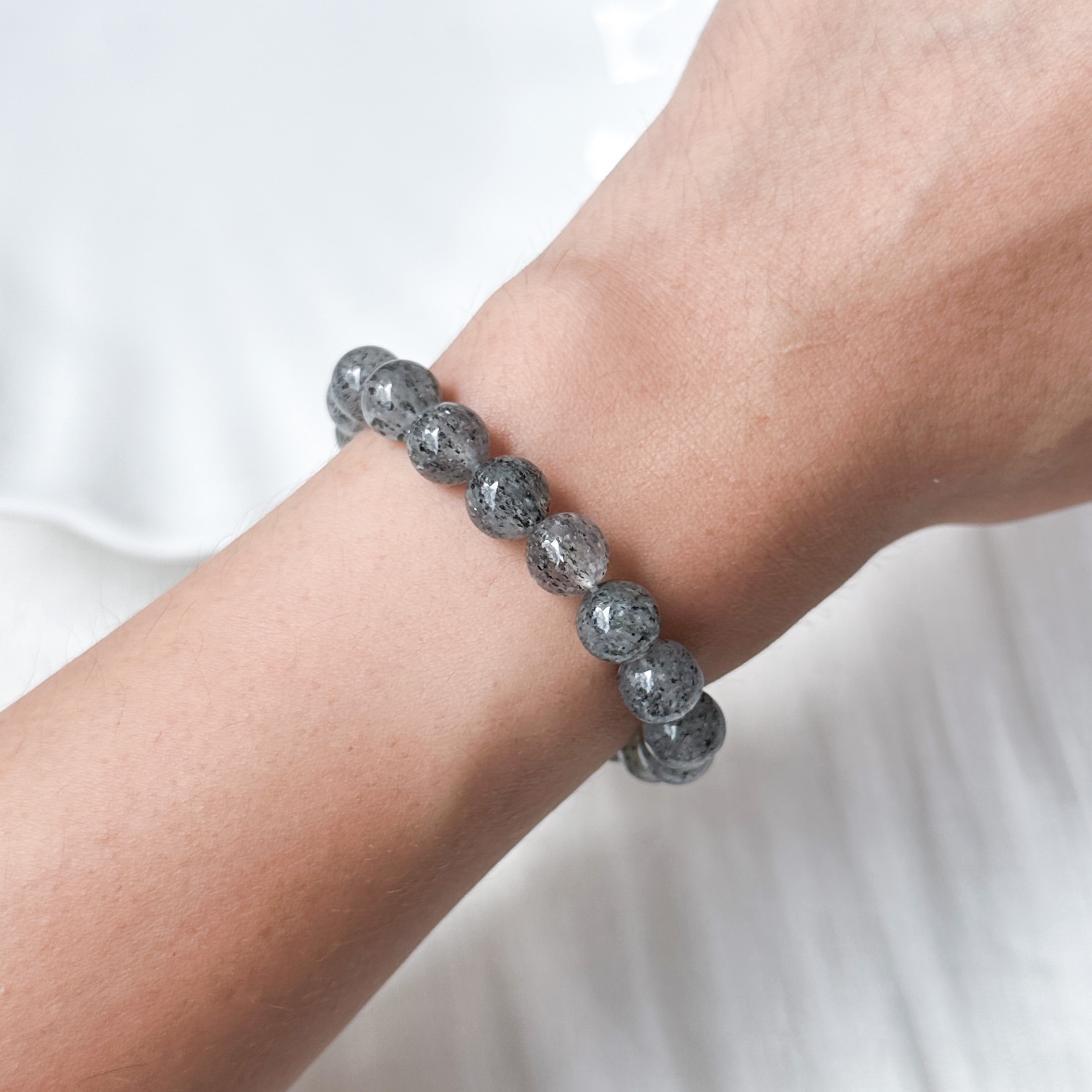 Black Sunstone 8-9mm Bracelet