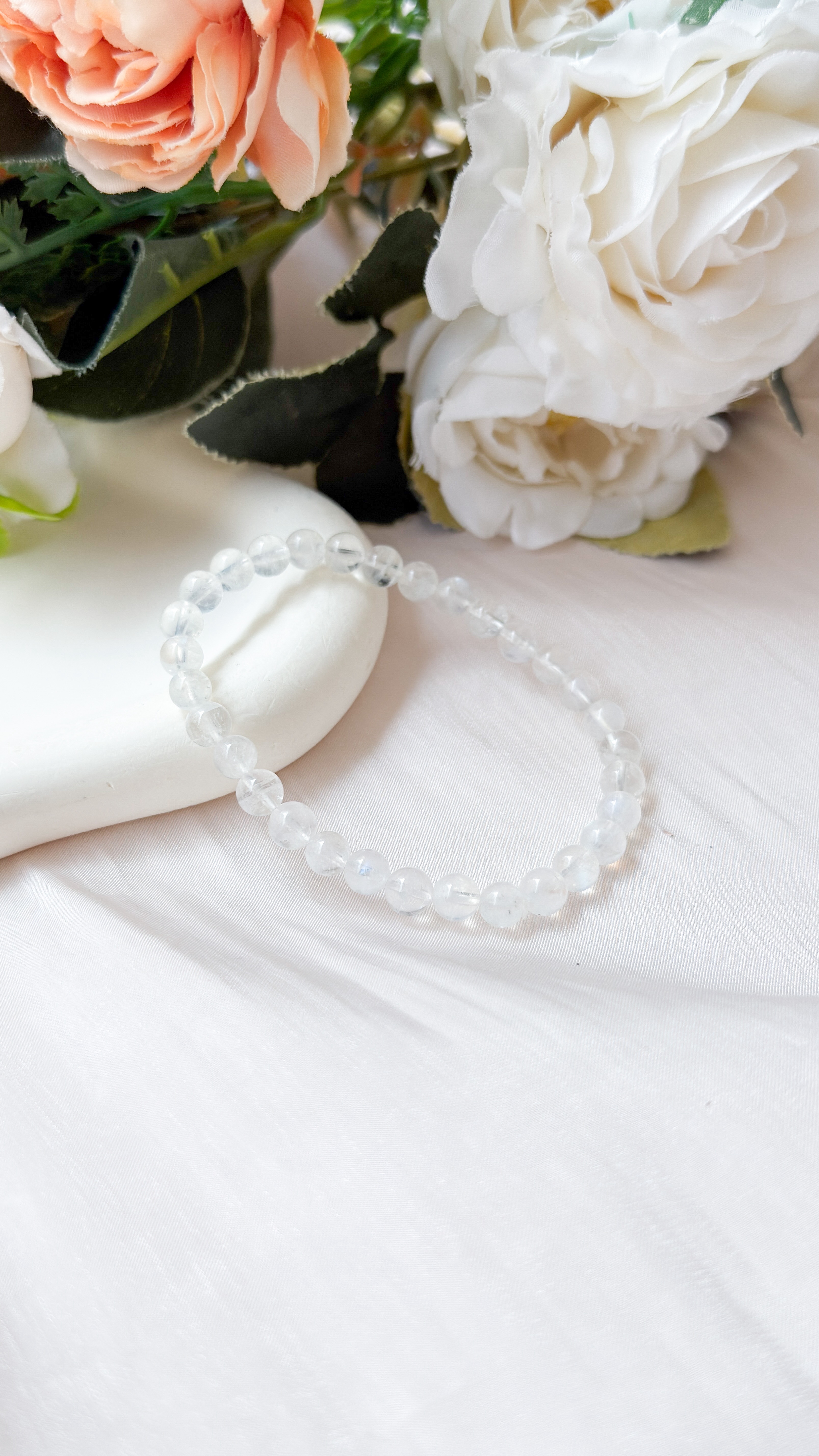 Rainbow Moonstone 6mm AAA Bracelet