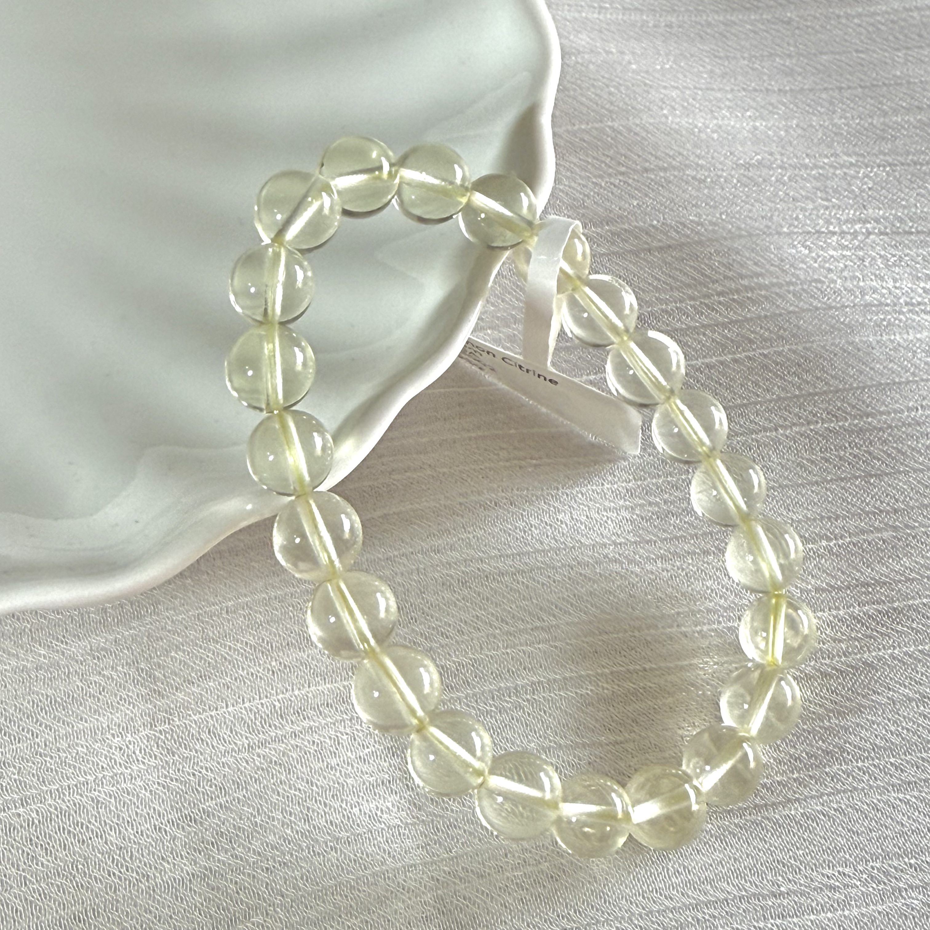 Lemon Citrine 8mm Bracelet