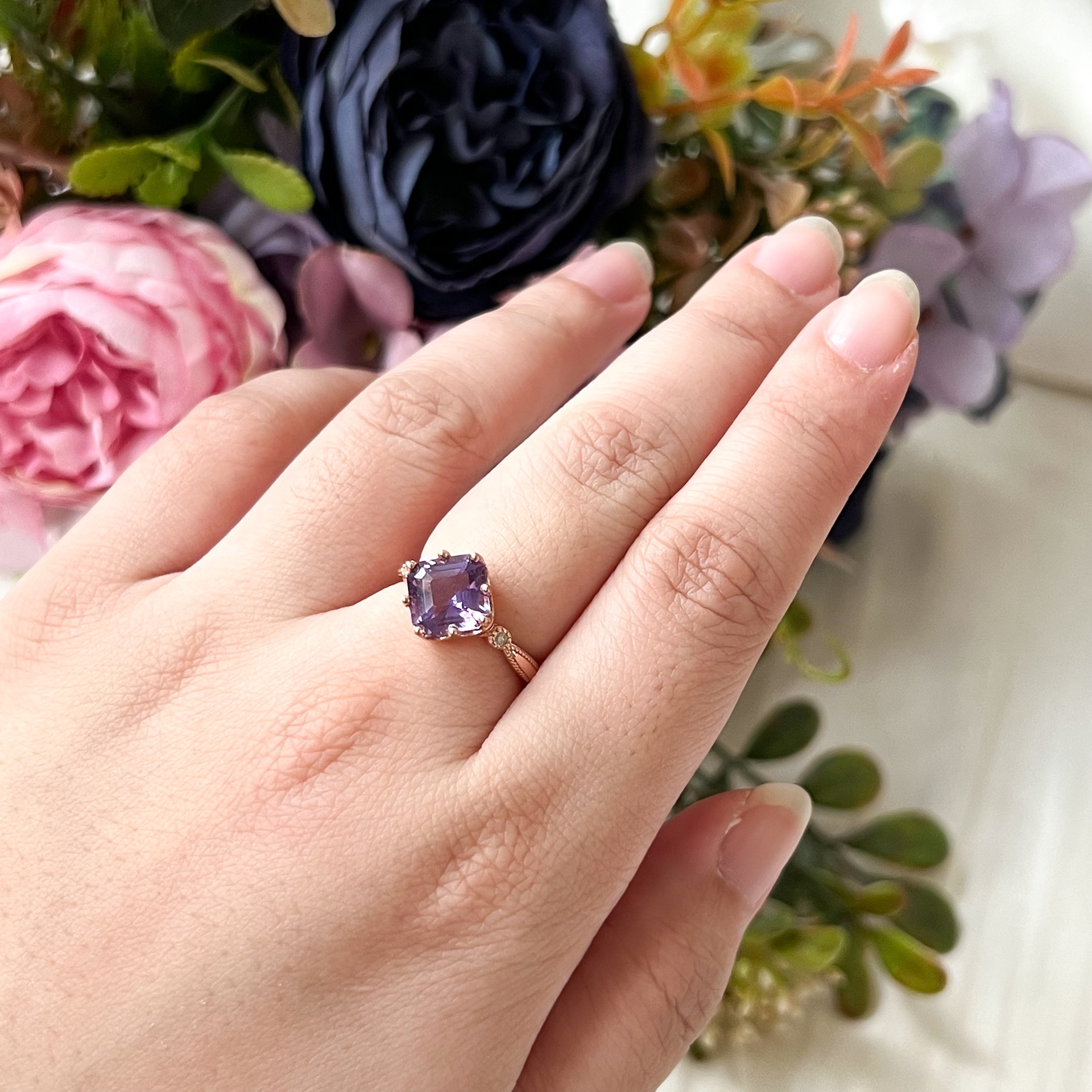 Amethyst Ring - S925